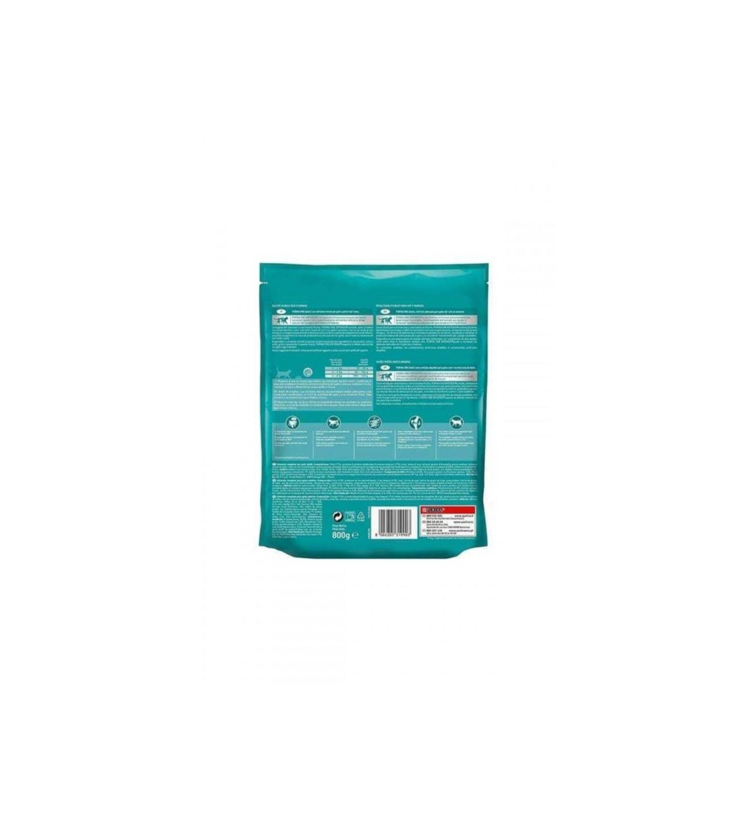 Purina One Adult Cat Food with Chicken 800 Gr - Buy Online on GoSupps.com