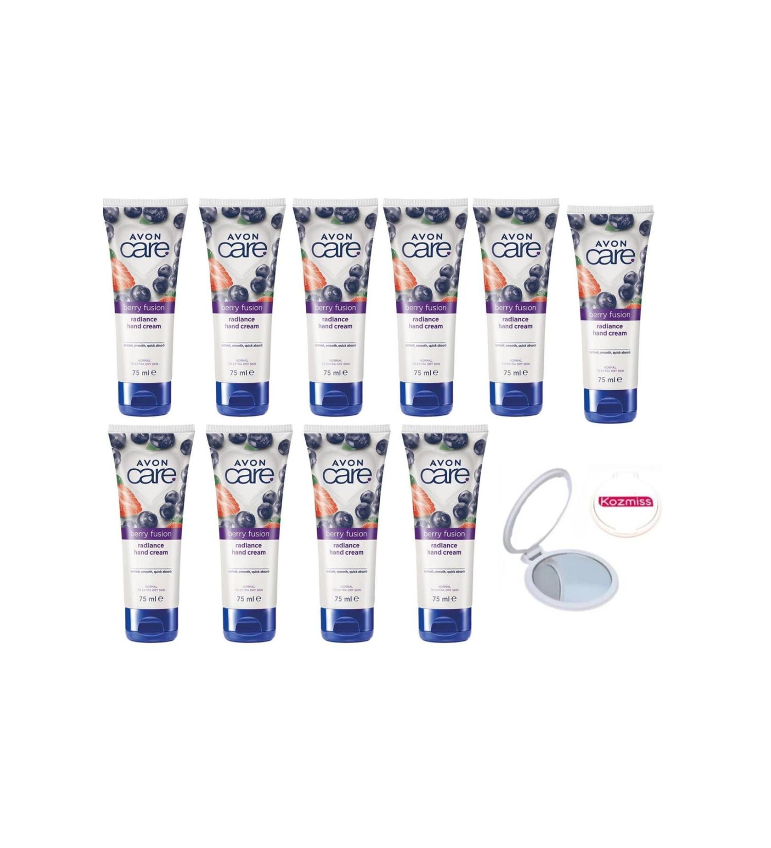 Avon Care Blueberry Extract Hand Cream 75ml 10x pieces + mirror gift - Buy Online on GoSupps.com
