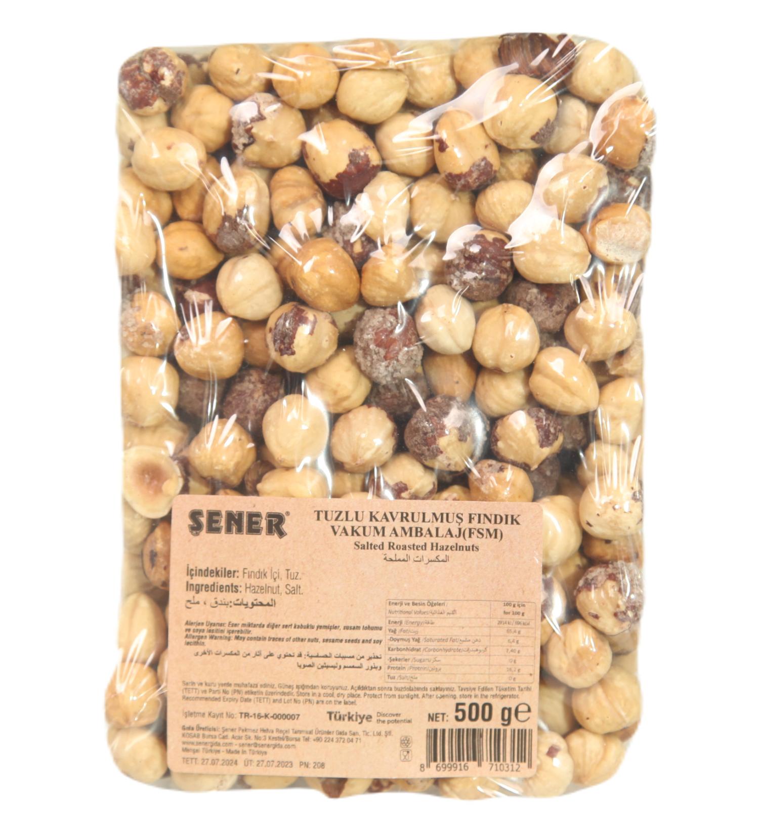 ener Cookies Salted Roasted Hazelnuts 500 gr