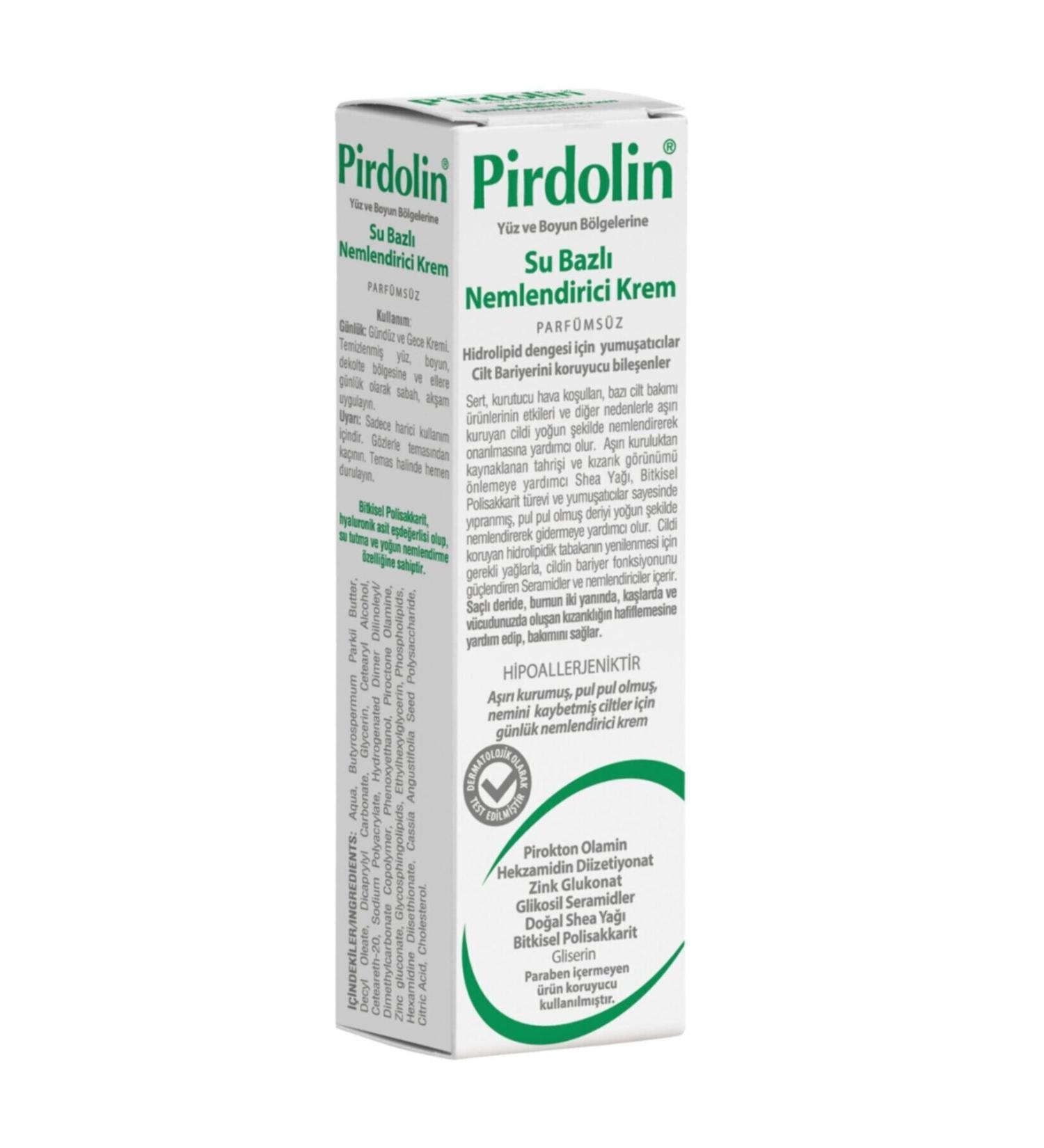 Pirdolin Water Based Moisturizing Cream 50 ml