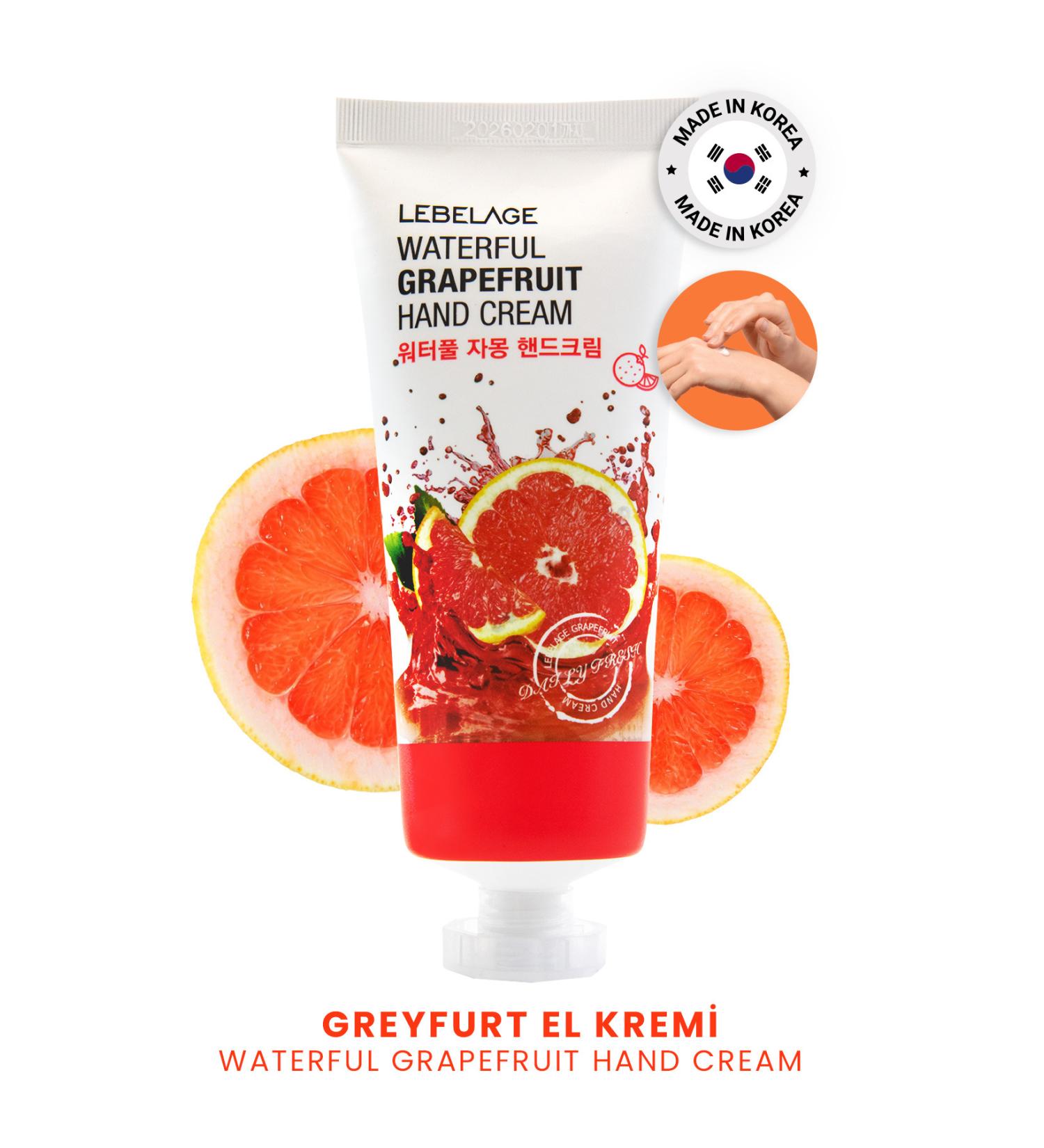 LEBELAGE Moisturizing Grapefruit Hand Cream Lebelage Grapefruit Hand Cream 100 ml Large Size - Buy Online on GoSupps.com