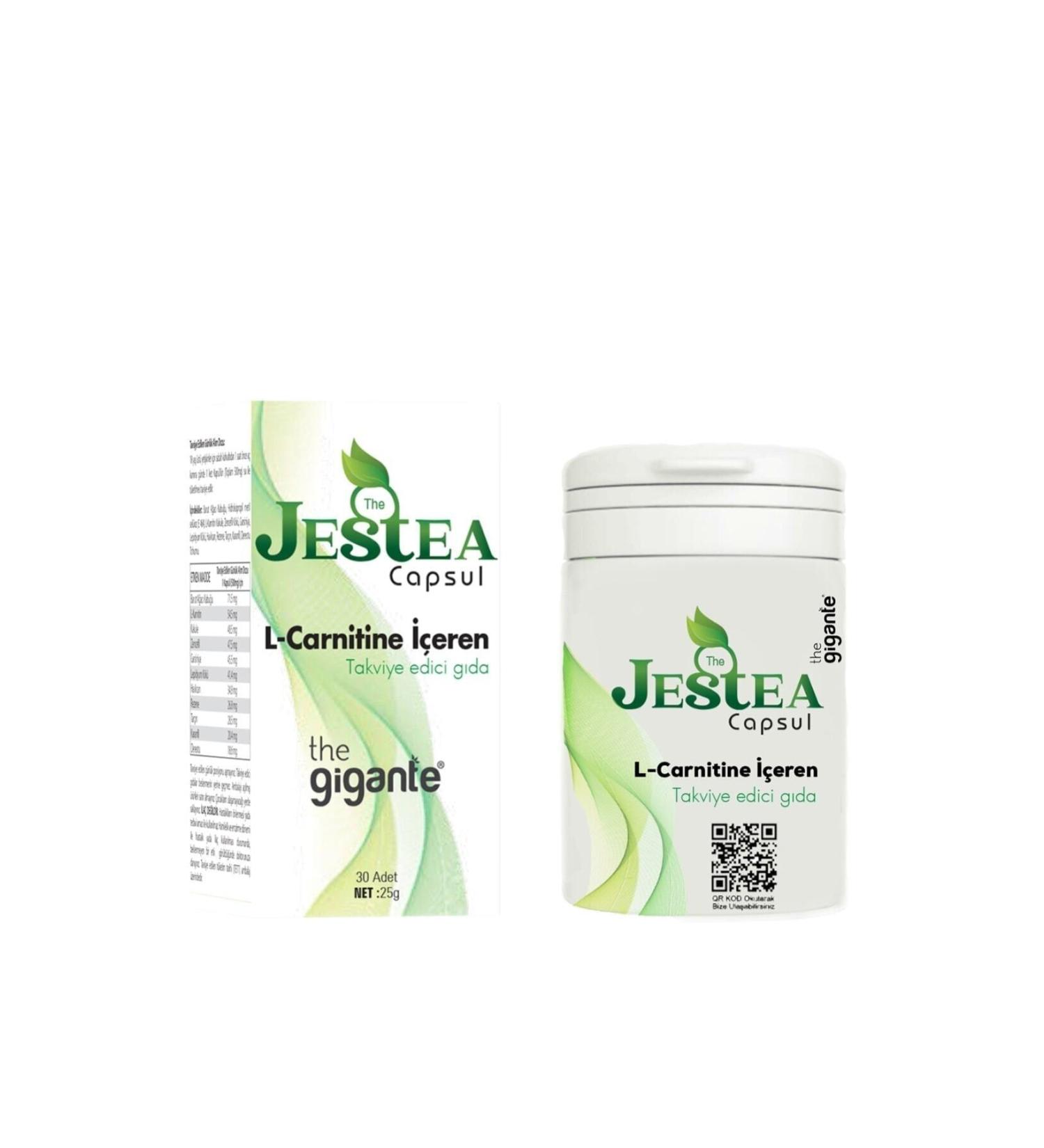 Jestea Detox Capsule Containing L-Carnitine (slimming firming) - Buy Online on GoSupps.com