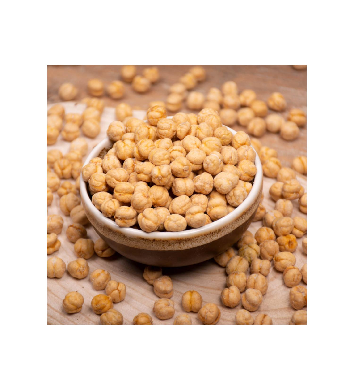 TicaretDeniz Yellow Chickpeas Salted Double Roasted Kutahya Chickpeas 1st Quality Luxury 1.7 Kg