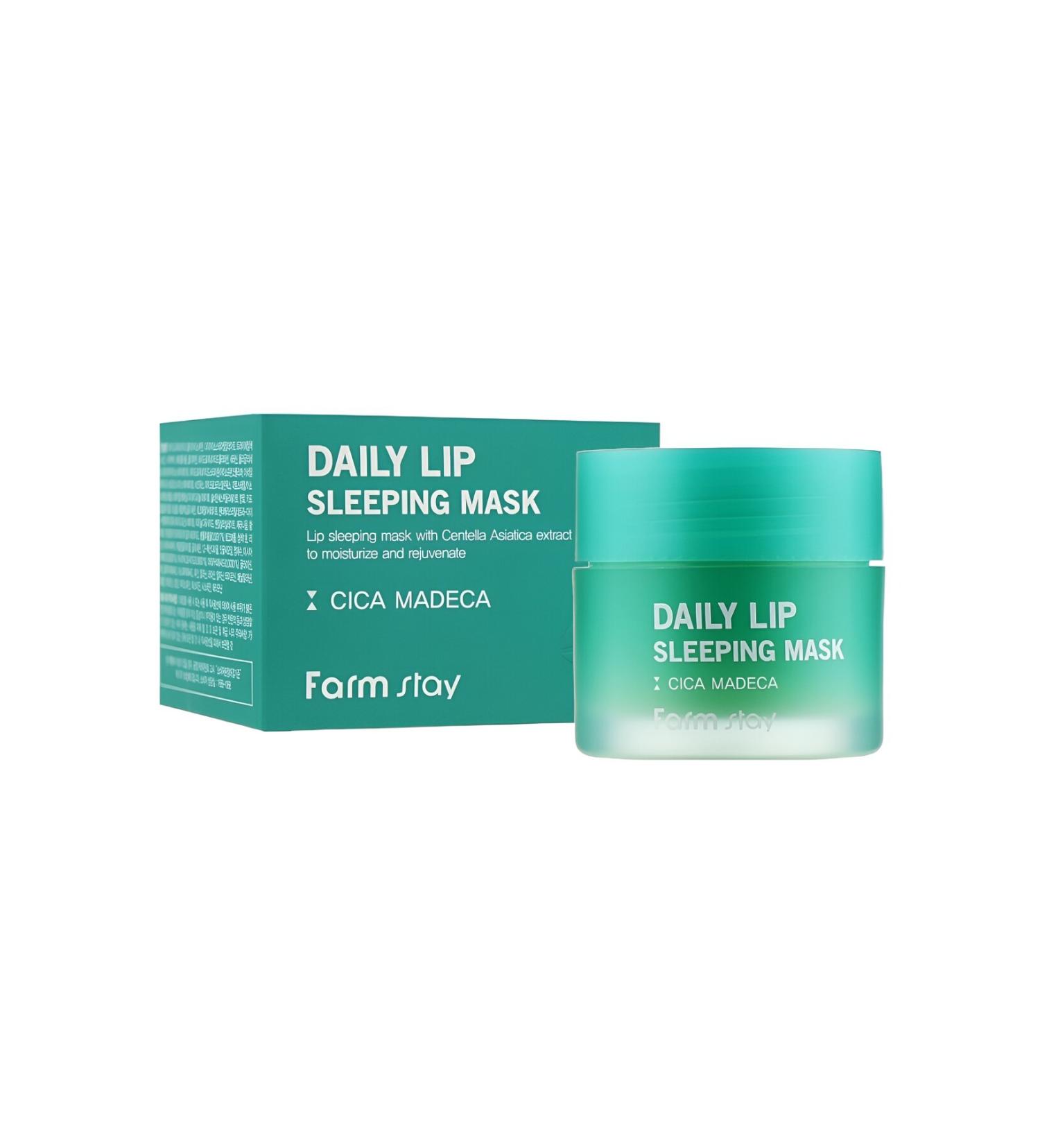 Farmstay Daily Lip Sleeping Mask - Cica Madeca 20gr - Buy Online on GoSupps.com