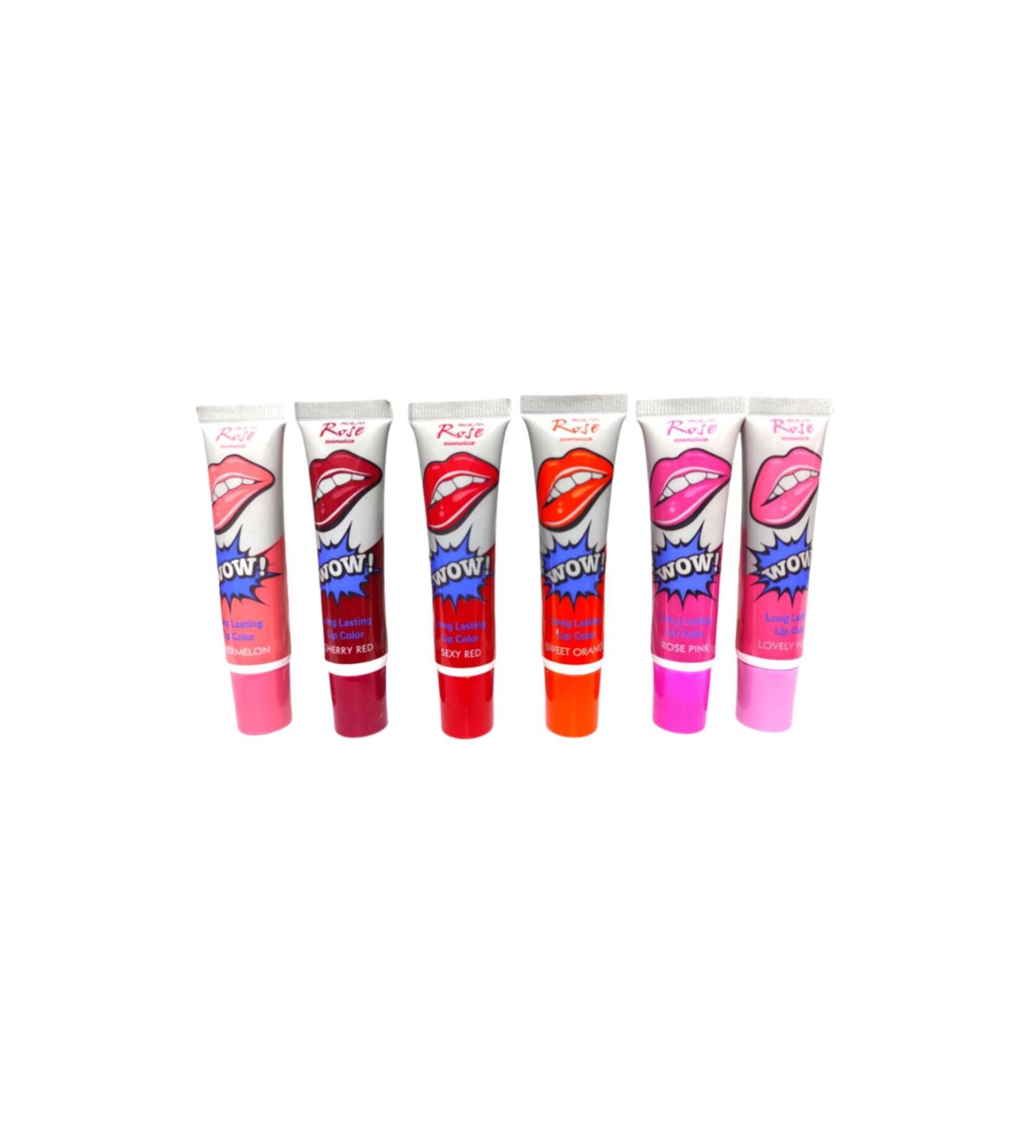 Roesia Rose Cosmetics Rose Peelable Lipstick 6 Pieces