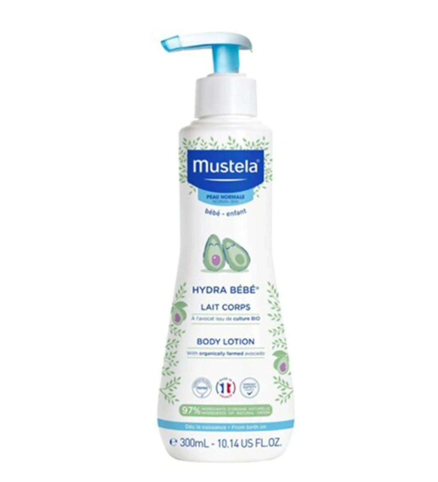Mustela Hydra Bebe Moisturizing Baby Body Lotion with Organic Avocado