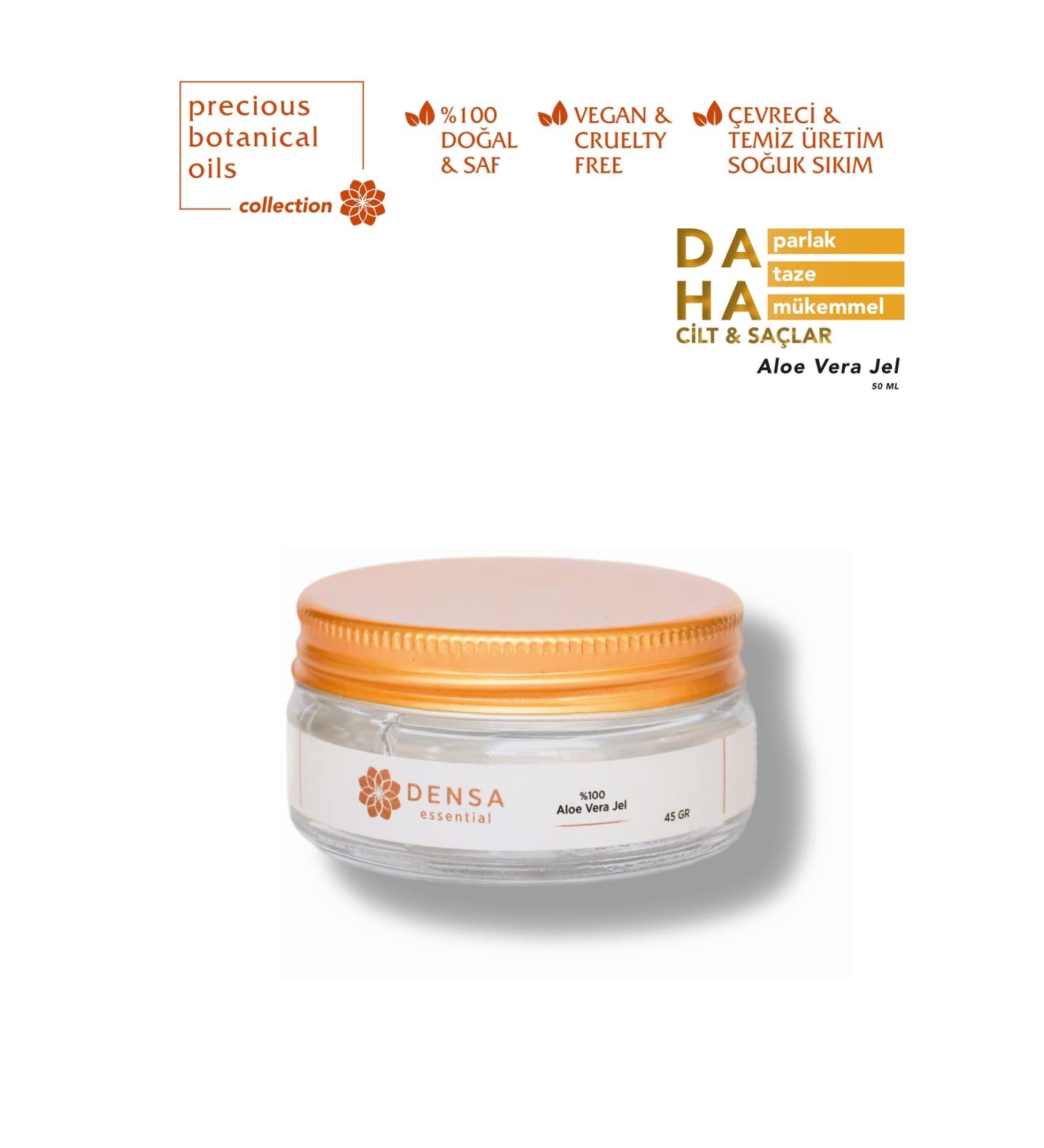 Densa Essential 0 Pure And Natural Aloe Vera Gel Cold Pressed 45 Gr