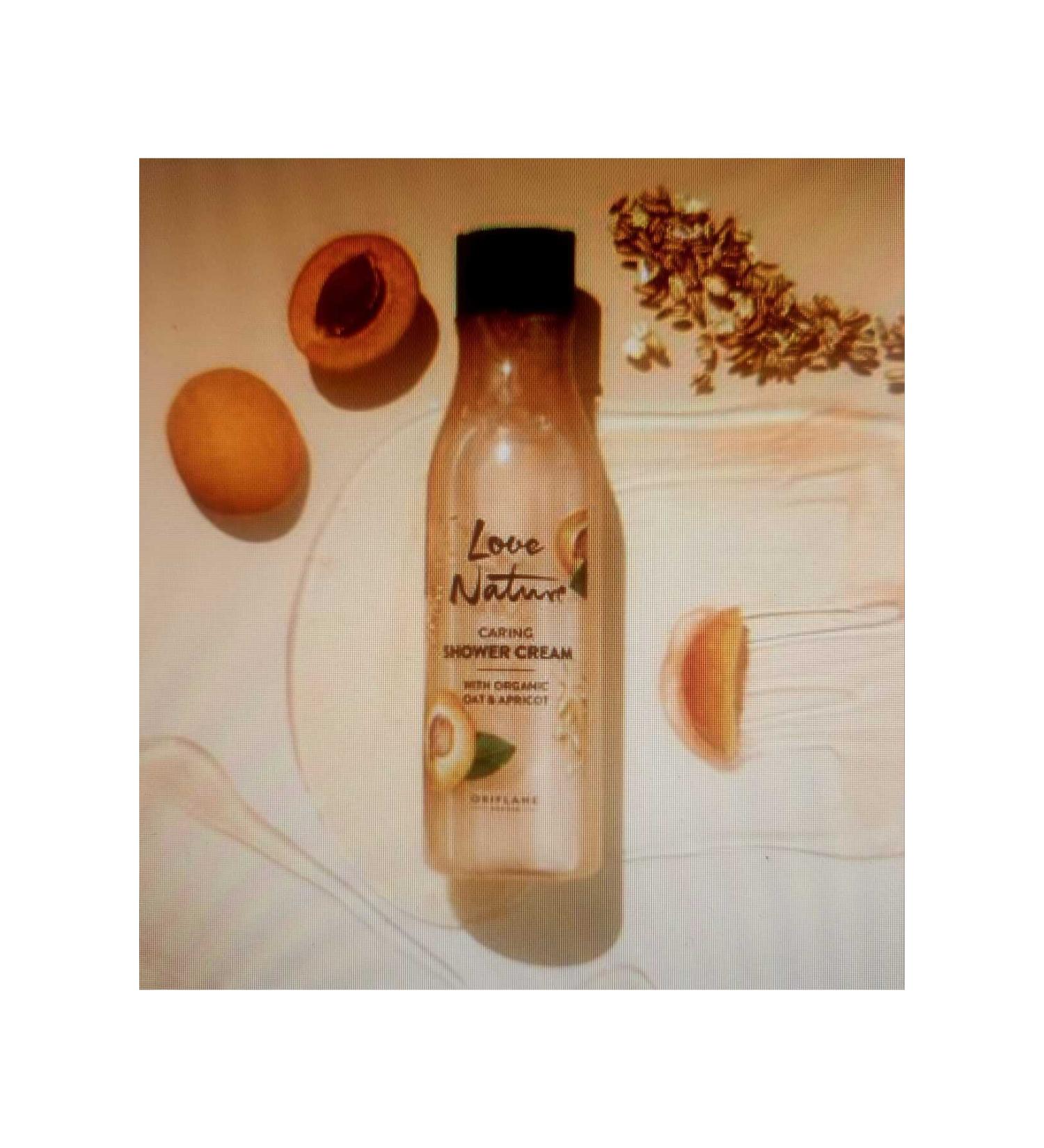 Oriflame LOVE NATURE Caring Oatmeal and Apricot Essence Shower Gel 250 ML