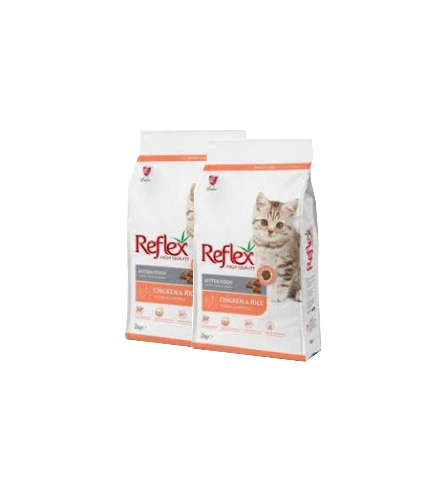 Reflex Kitten Chicken 2 kg Kitten Dry Cat Food 2 Pieces