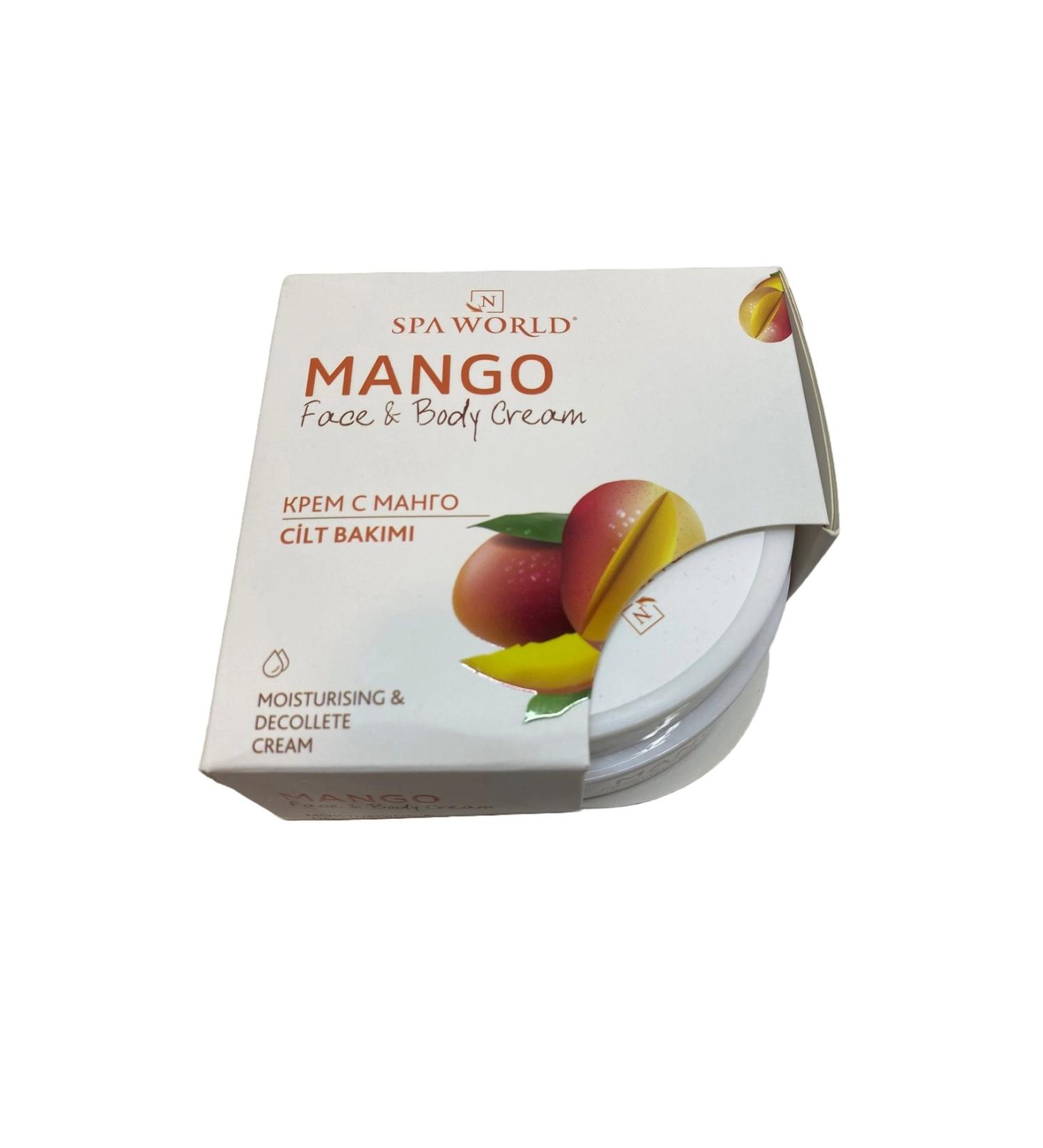 SPA WORLD MANGO FLAVORED HAND & FACE CARE CREAM MOISTURIZING VITALIZING CREAM 150 ML - Buy Online on GoSupps.com