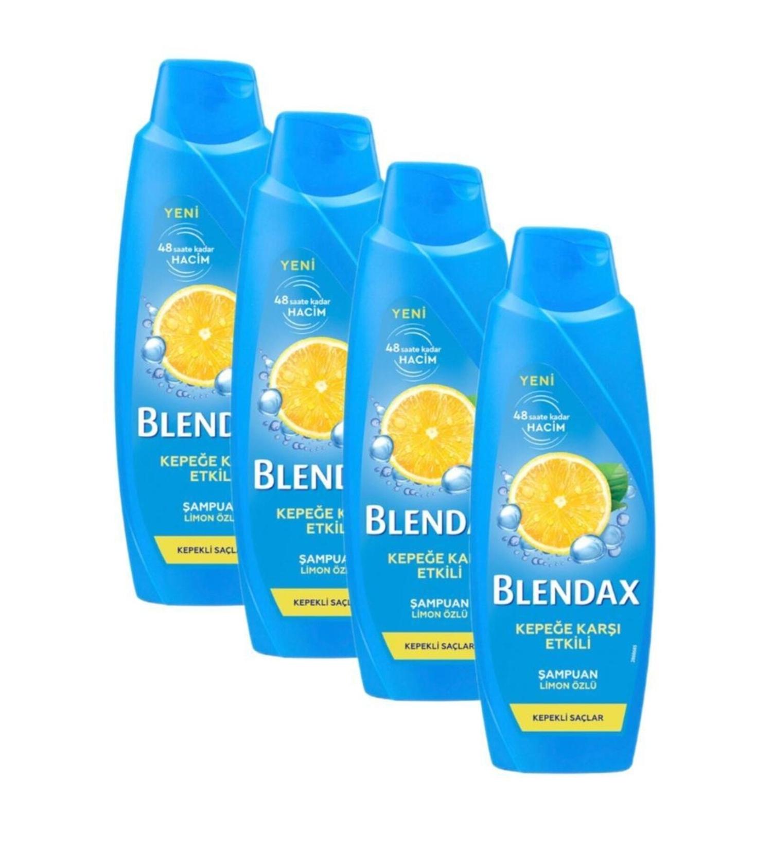 Blendax Anti-Dandruff Effective Lemon Extract Shampoo 4 X 500 Ml.