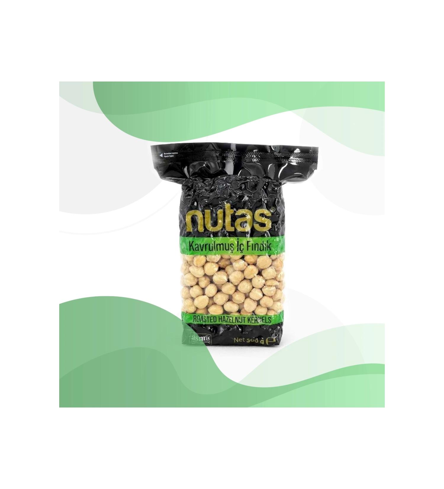 Nutas Roasted Hazelnuts 500 gr Vacuum Package