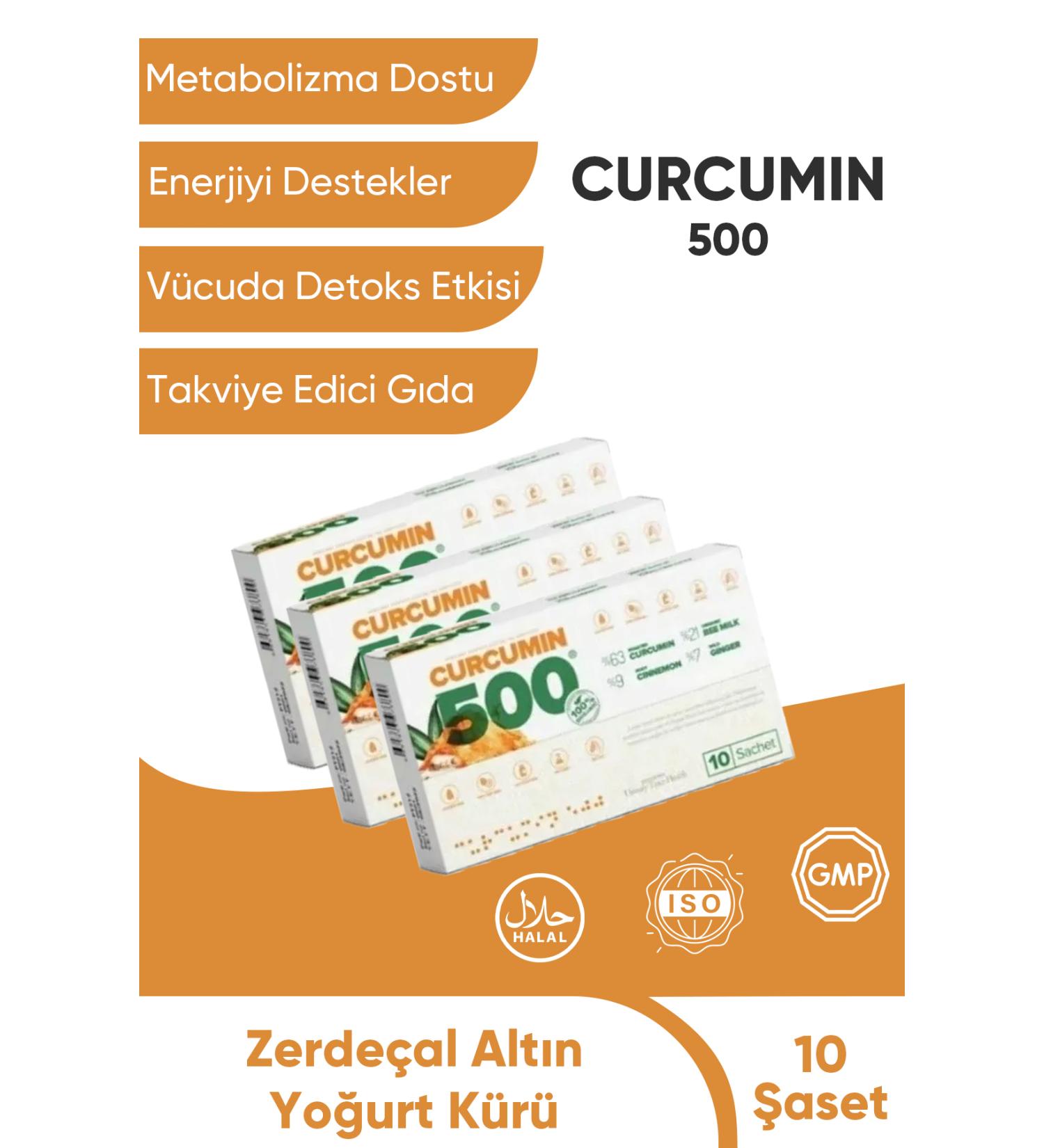 Curcumin Slimming Detox-Turmeric Extract 500 Detox (3 Boxes 30 Sachets) - Buy Online on GoSupps.com