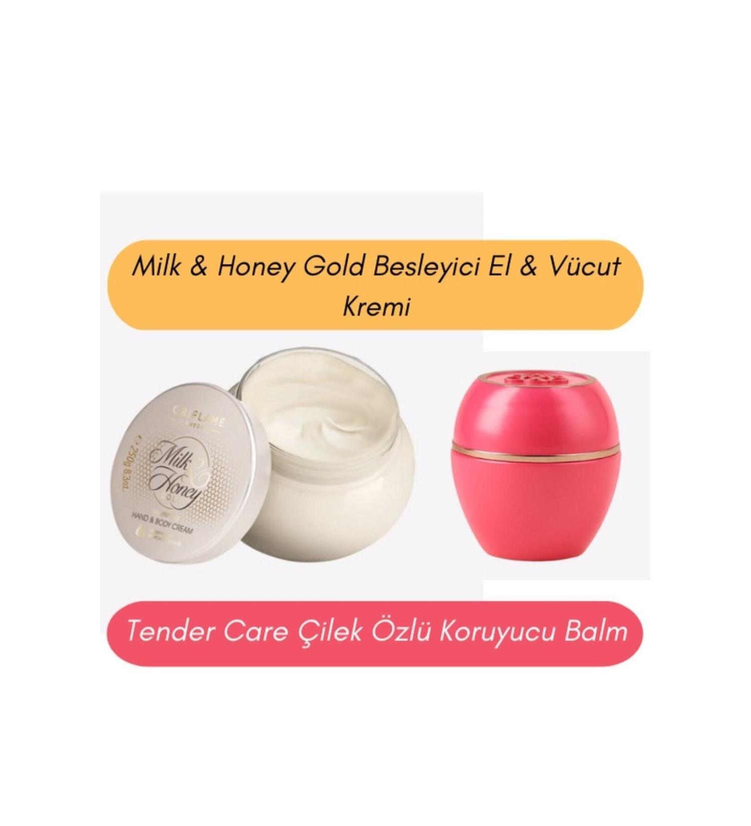 Oriflame Milk & Honey Gold Nourishing Hand & Body Cream Tender Care Balm