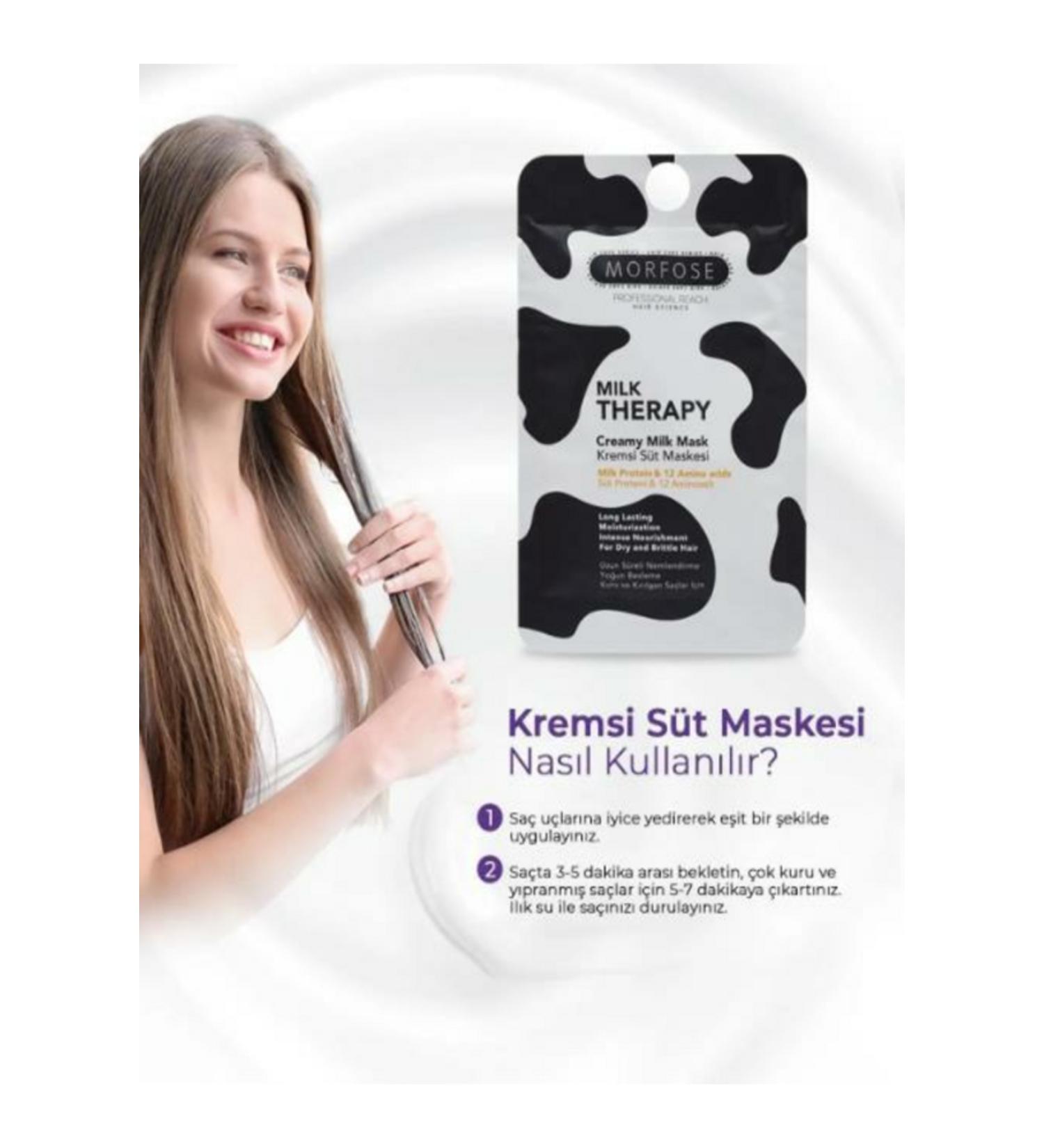 Morfose Milk Therapy Creamy Milk Mask 25ml - Buy Online on GoSupps.com