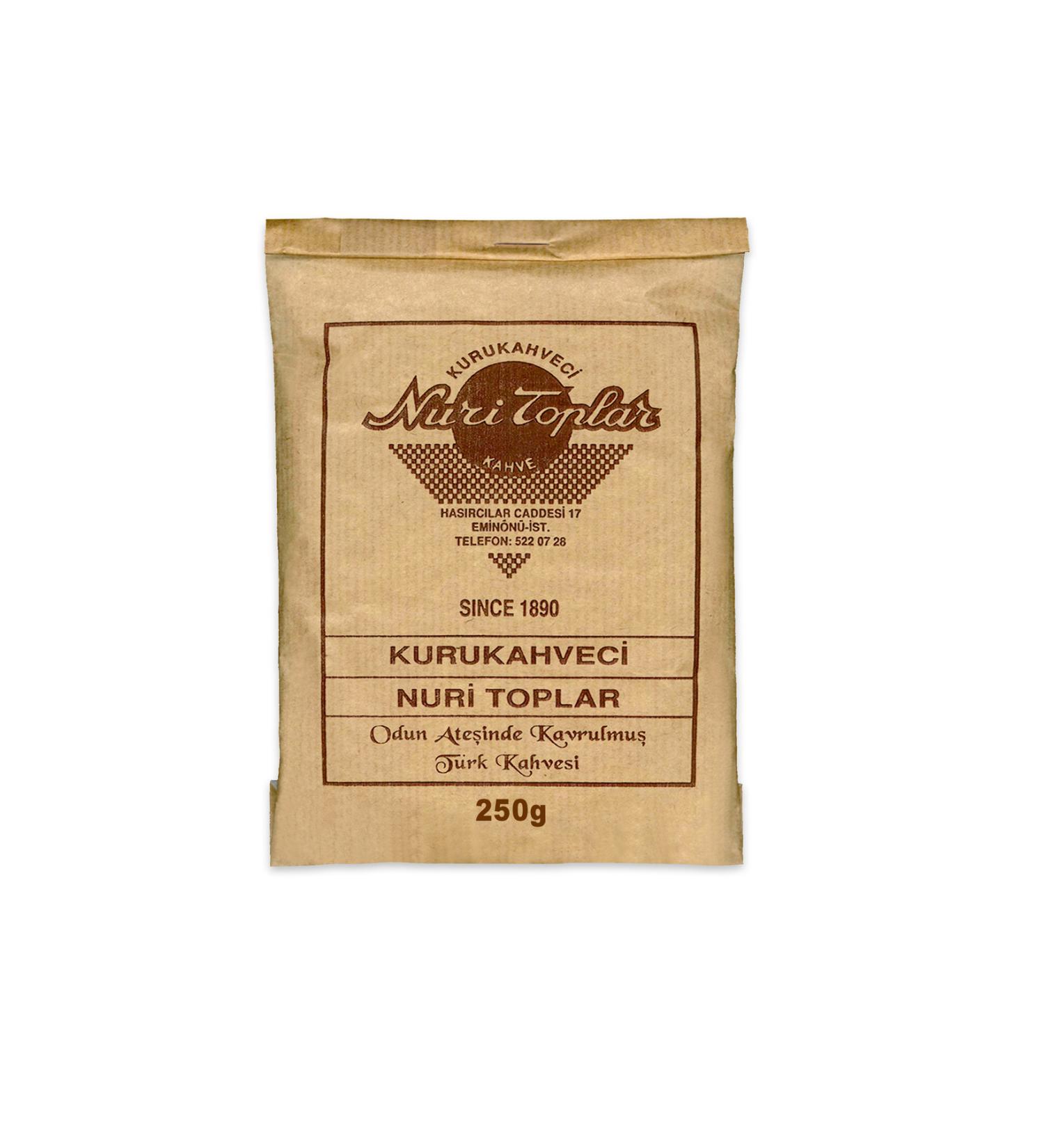Kurukahveci Nuri Toplar NURI TOPLAR TURKISH COFFEE 4x250GR (1KG)