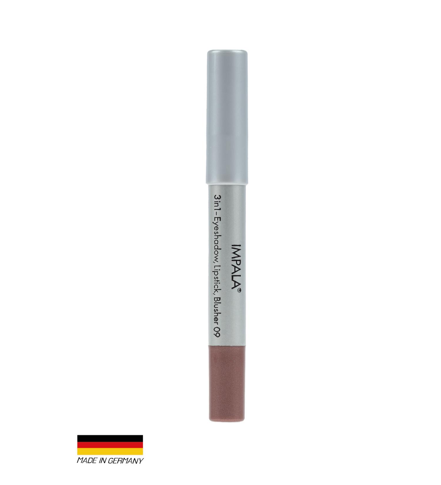IMPALA 3 in 1 Pencil - Eyeshadow Lipstick Blush No 09