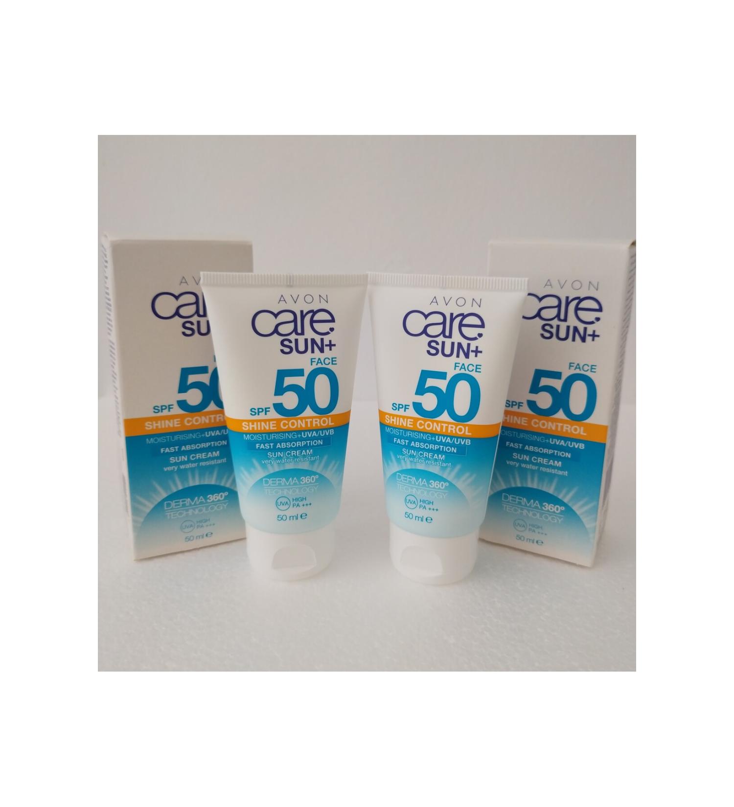 Avon Sun Spf 50 Oil-Free Sun Face Cream 50 ml 2 Pieces