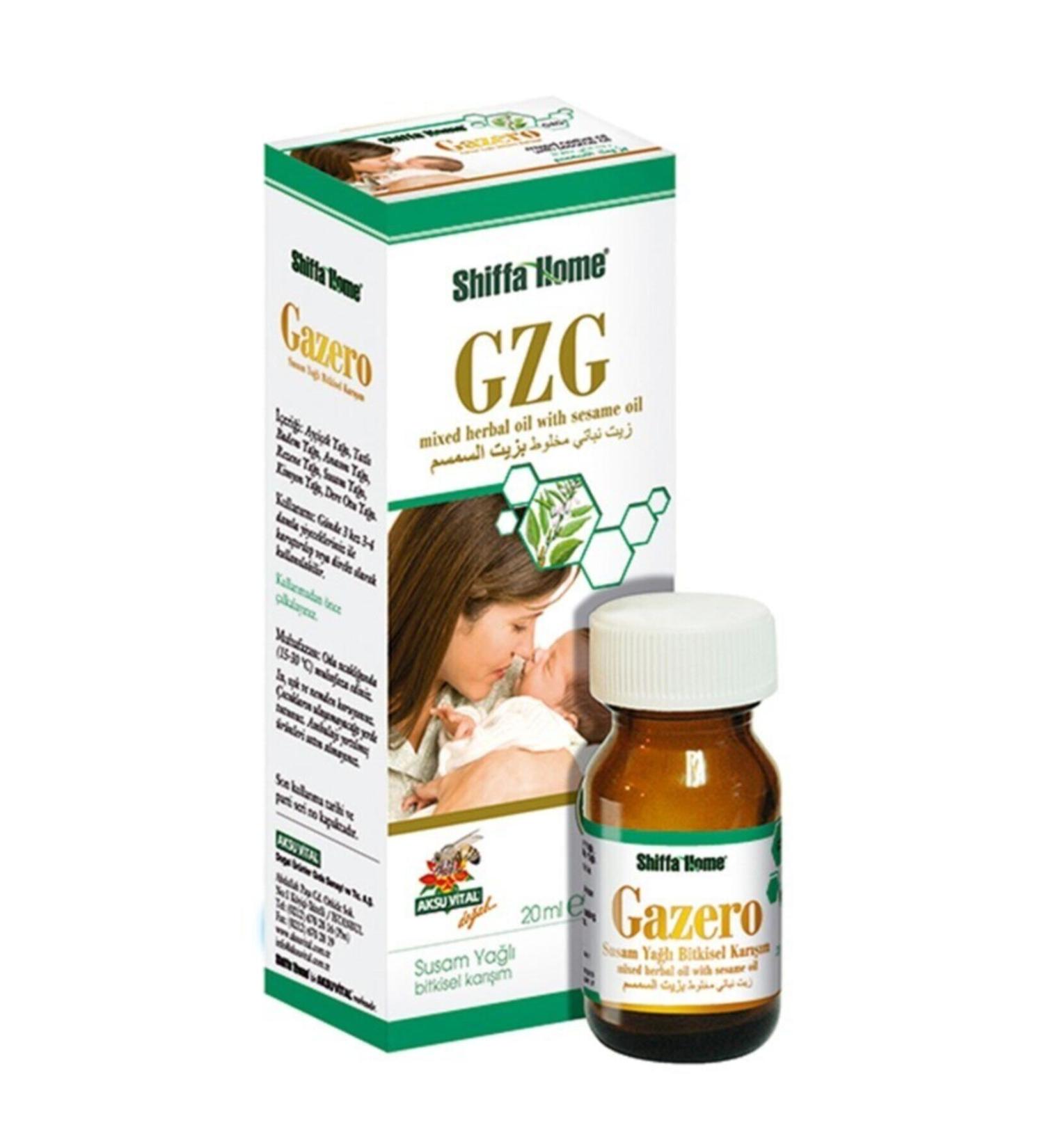 Aksu Vital Shiffa Home Gzg Oil Gazero Sesame Oil 20 Ml