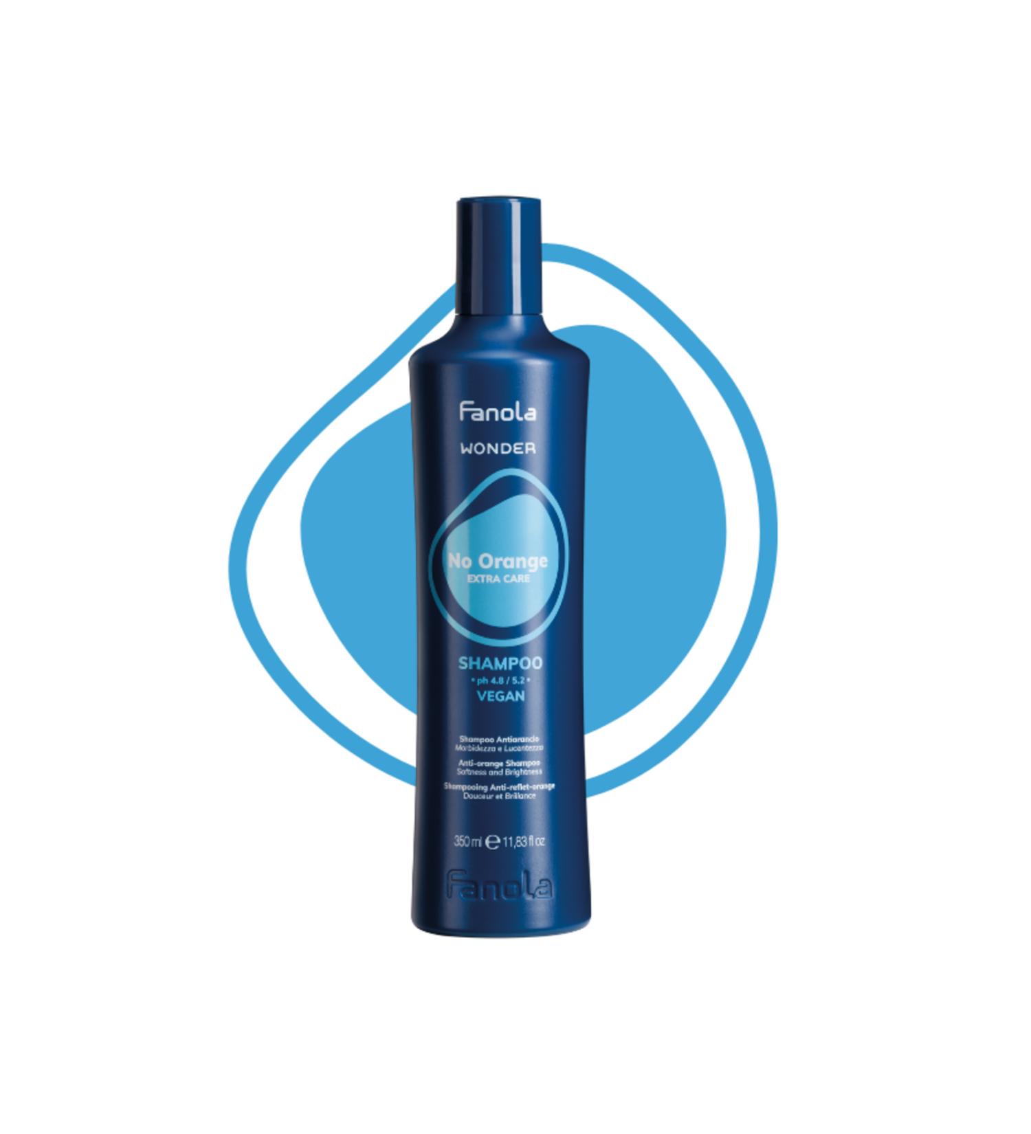 Fanola Wonder No Orange Blue Shampoo 350ml - Buy Online on GoSupps.com