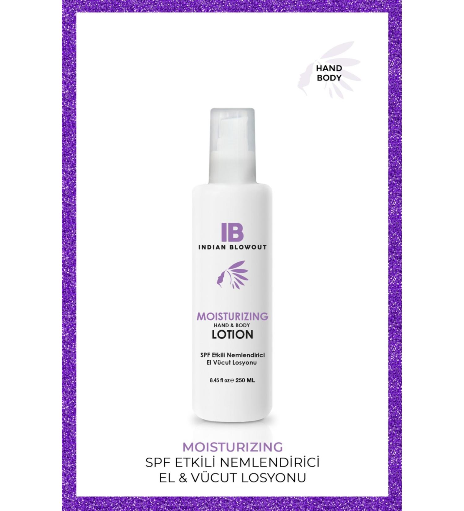 Indian Blowout SPF Effective Moisturizing Hand and Body Lotion