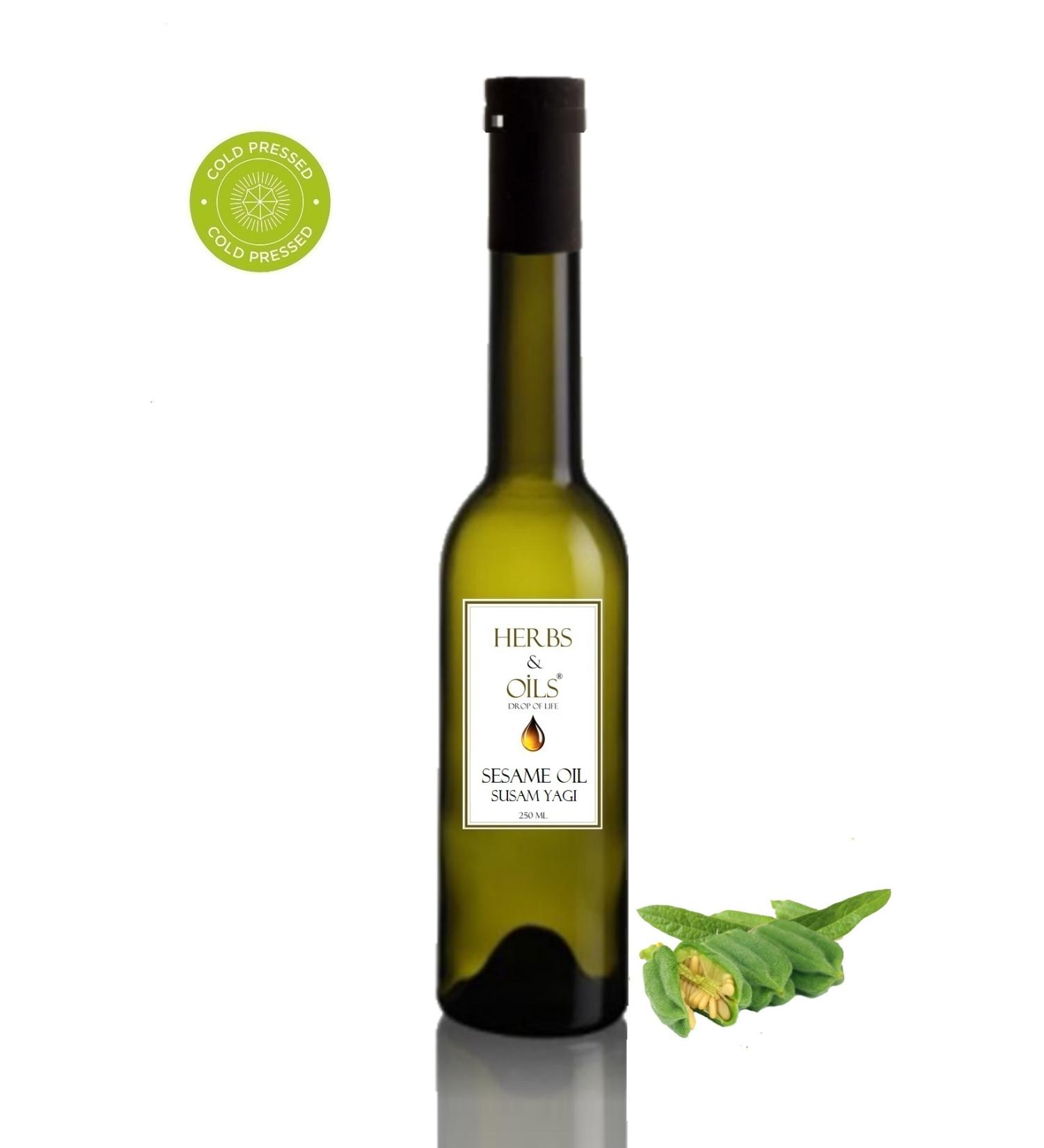 Herbs & Oils Sesame Oil ( Cold Press ) Sesame Oil 250 Ml ( Cold Press )