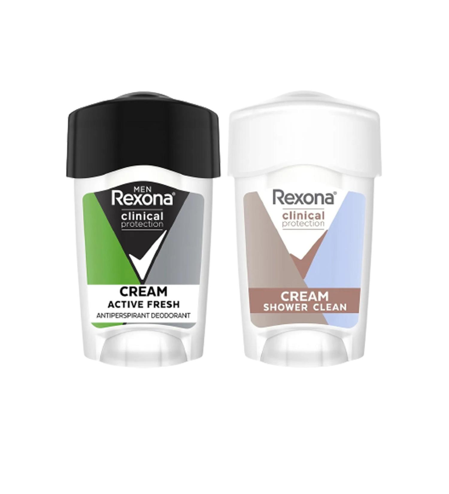 Rexona Clinical Protection Men's Stick Deodorant + Clinical Protection Women's Stick Deodorant (45x2 Ml)