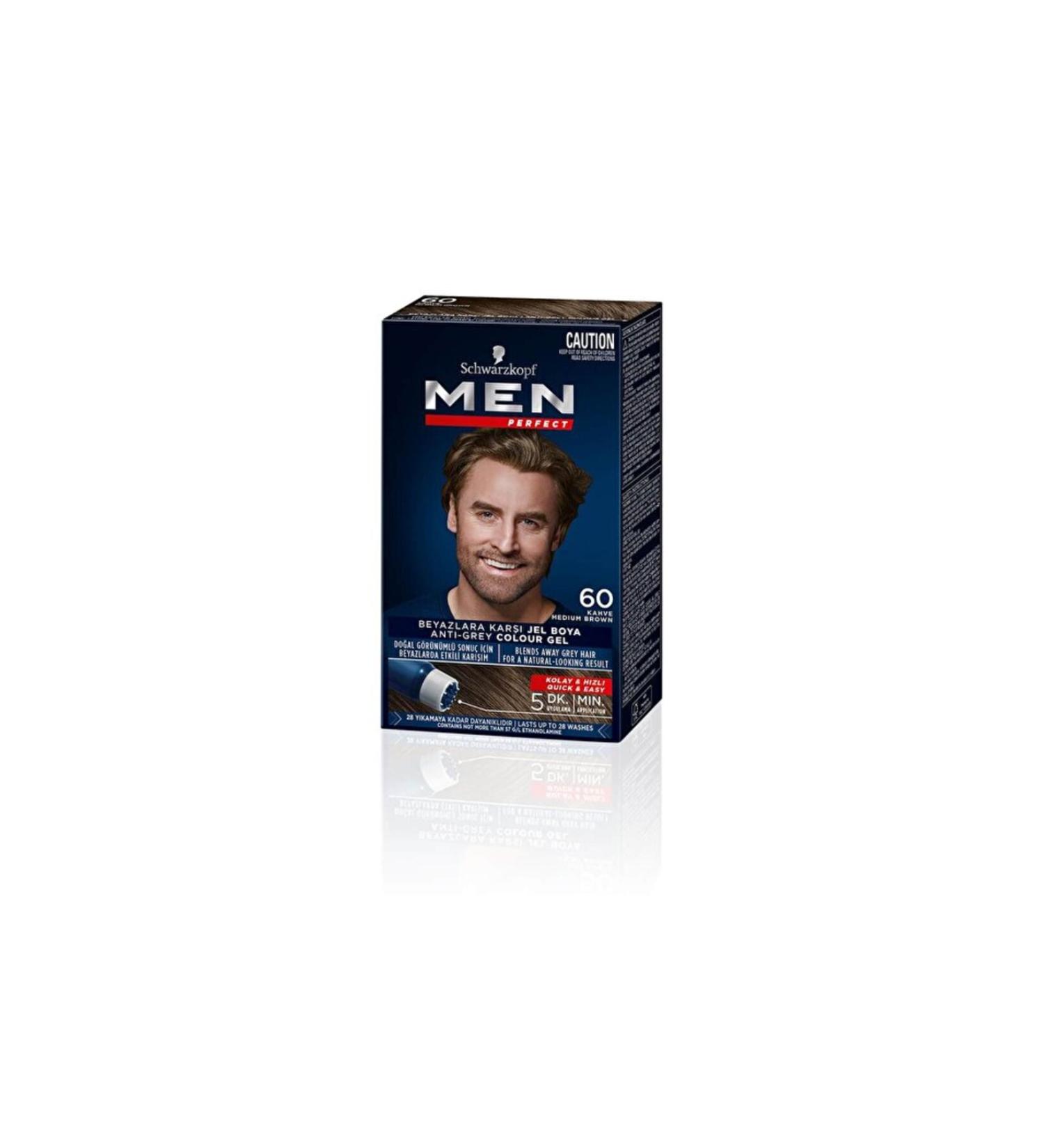 Men Perfect Hair Dye - Brown 60 - 50 ml