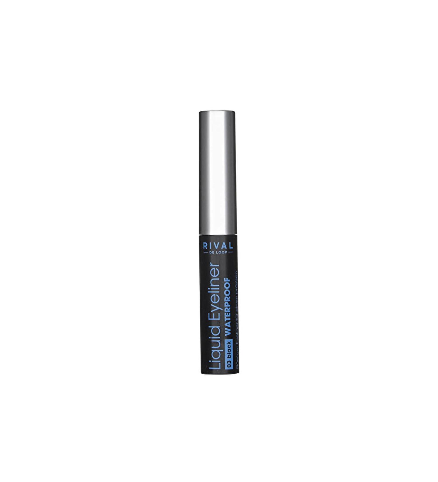 Rival De Loop Liquid Eyeliner - No:03 Black Waterproof - 1 piece