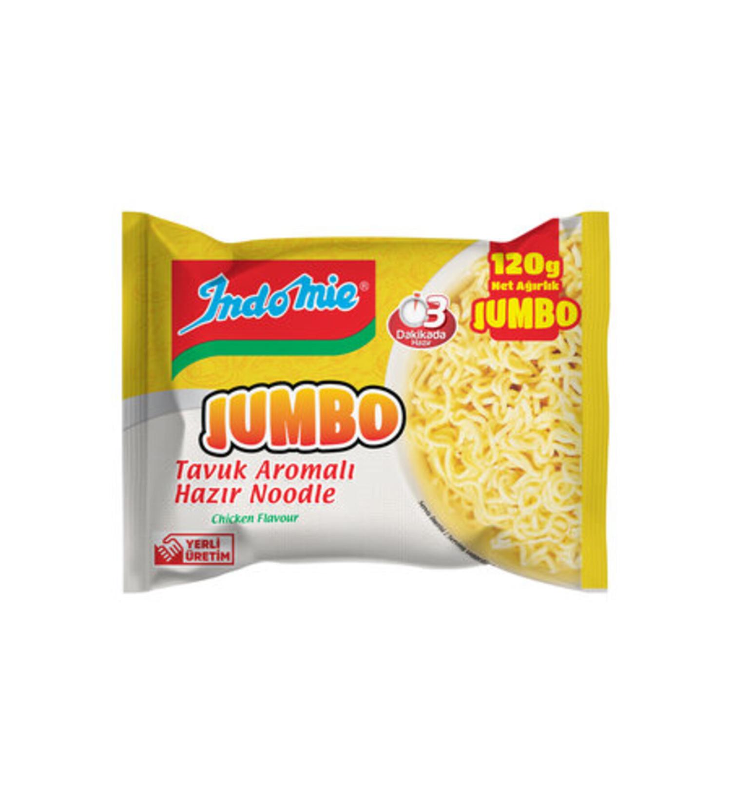 Indomie Indomie Jumbo Chicken Flavored Instant Noodles 120 Gr (5 PIECES)