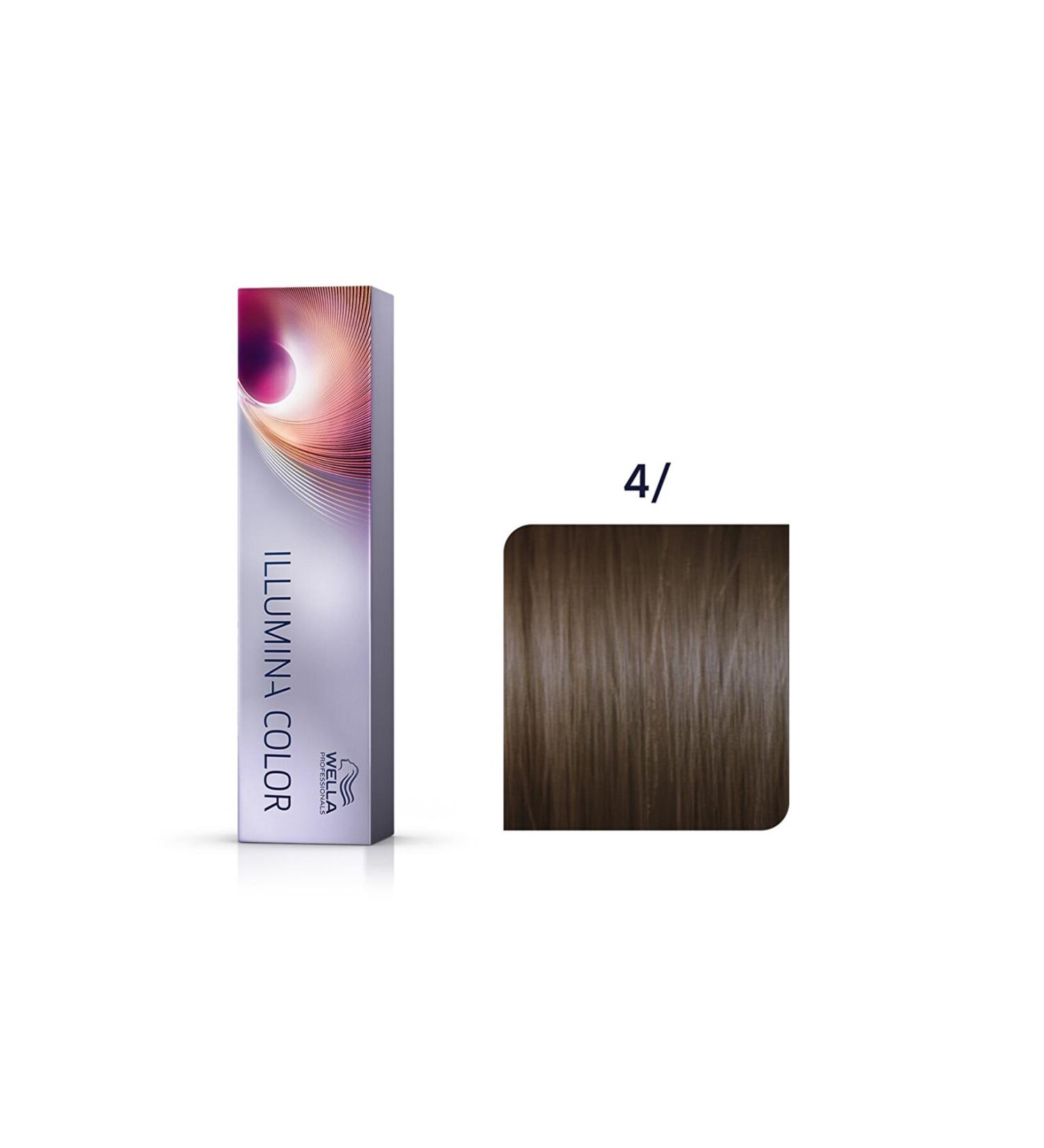 Wella Illumina Color 4/ Medium Brown Hair Dye 60 Ml KeyProduct322