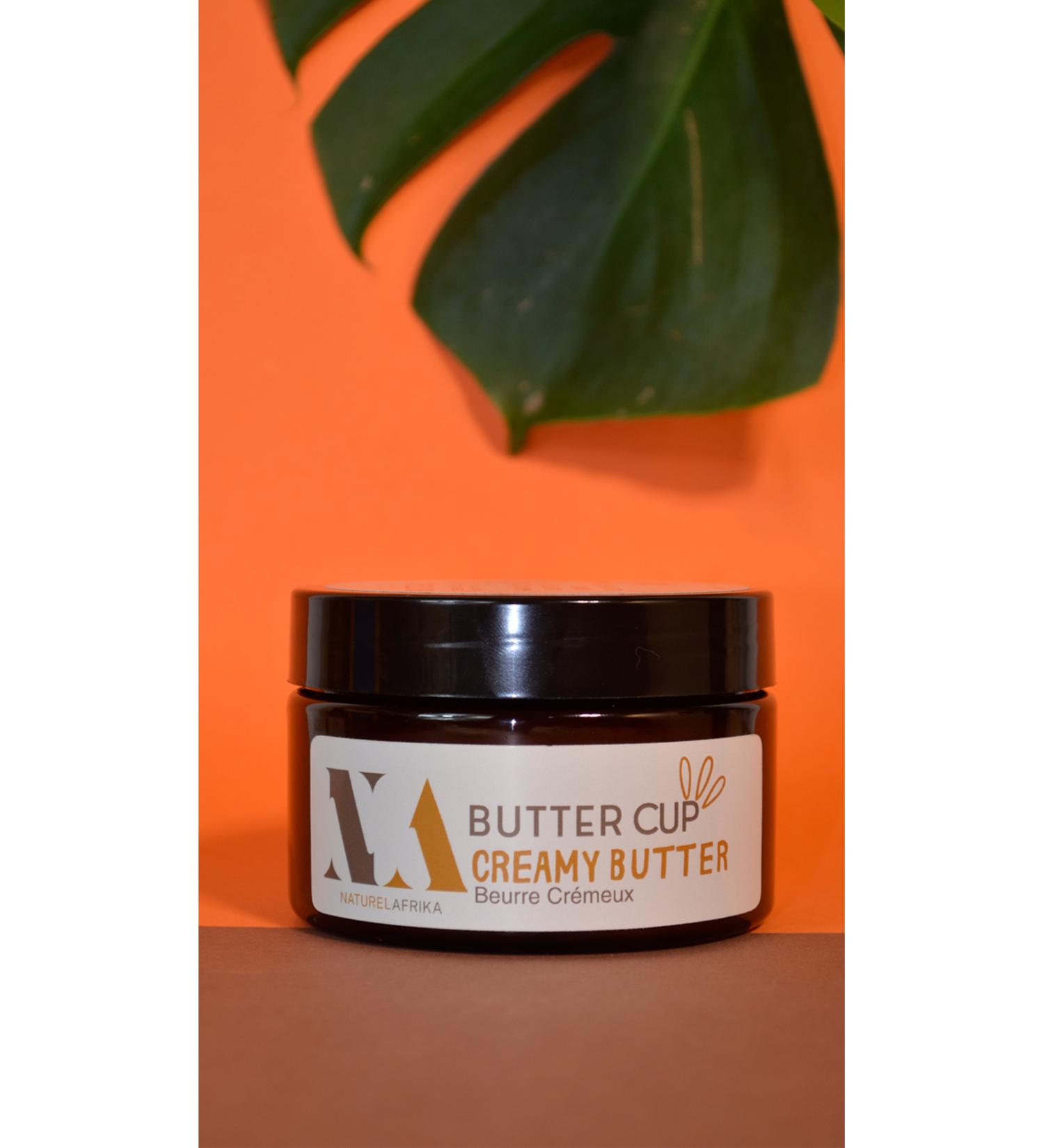Natural African Butter Cup Creamy Body Butter Moisturizer 250 ml - Buy Online on GoSupps.com
