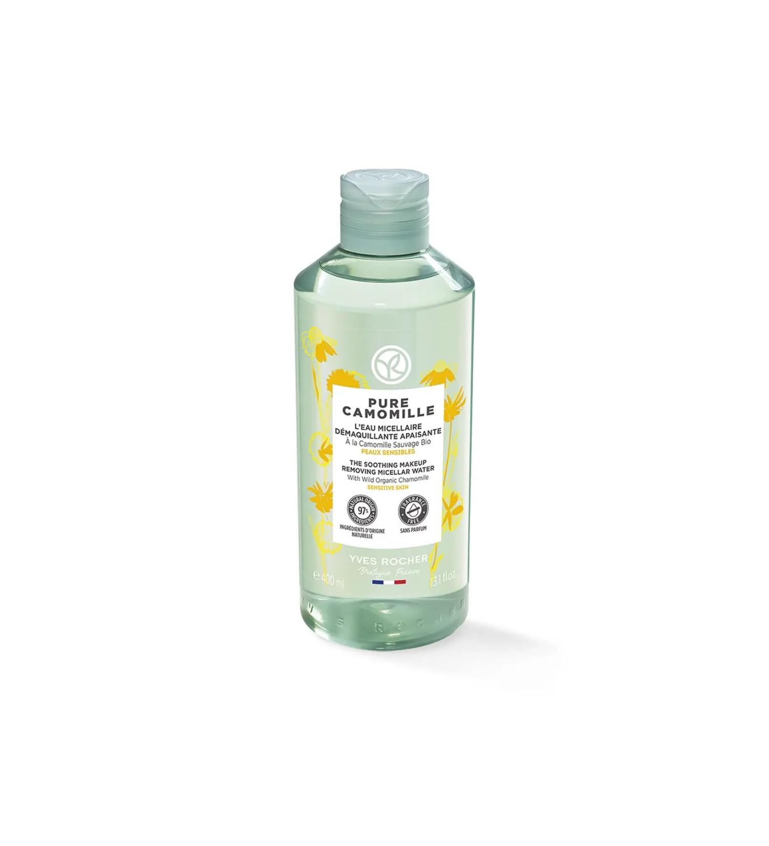 Yves Rocher Pure Camomile Soothing Micellar Water for Sensitive Skin 400 ml