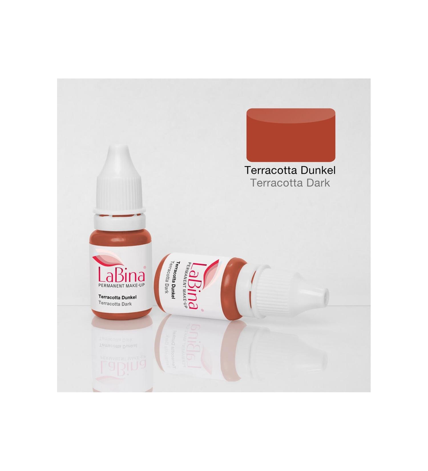 LABINA Terracotta Dunkel - Dark Terracotta Permanent Makeup Pigmentation Lip Contour Paint 10 ml