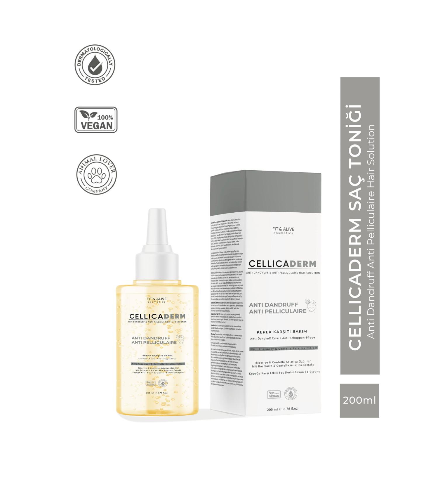 Fit & Alive Fitalive Cellicaderm Anti-Dandruff Hair Solution - Buy Online on GoSupps.com