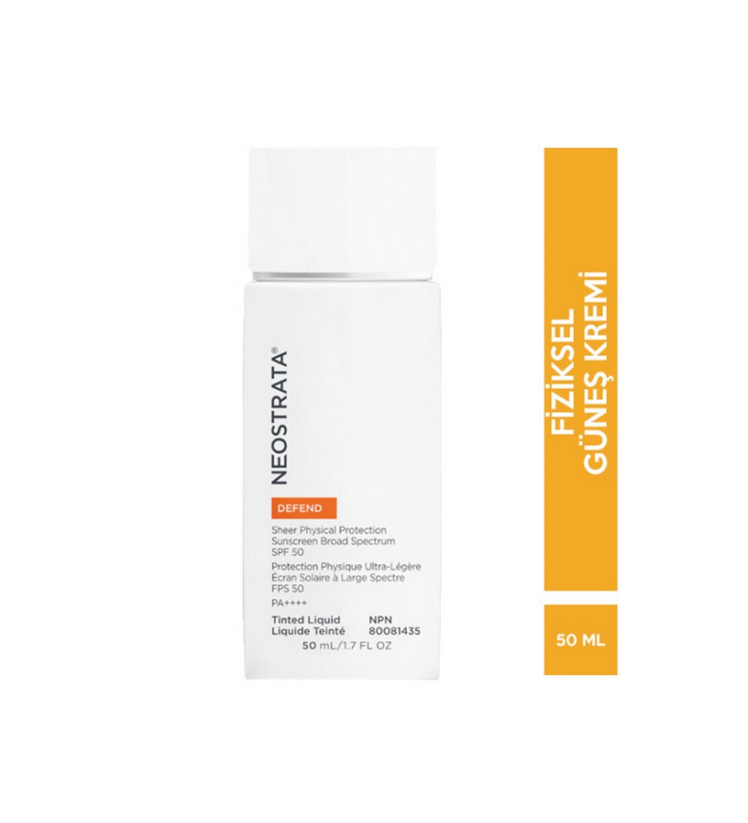 NeoStrata Defend Transparent Physical Sunscreen Spf 50 Pa 50ml