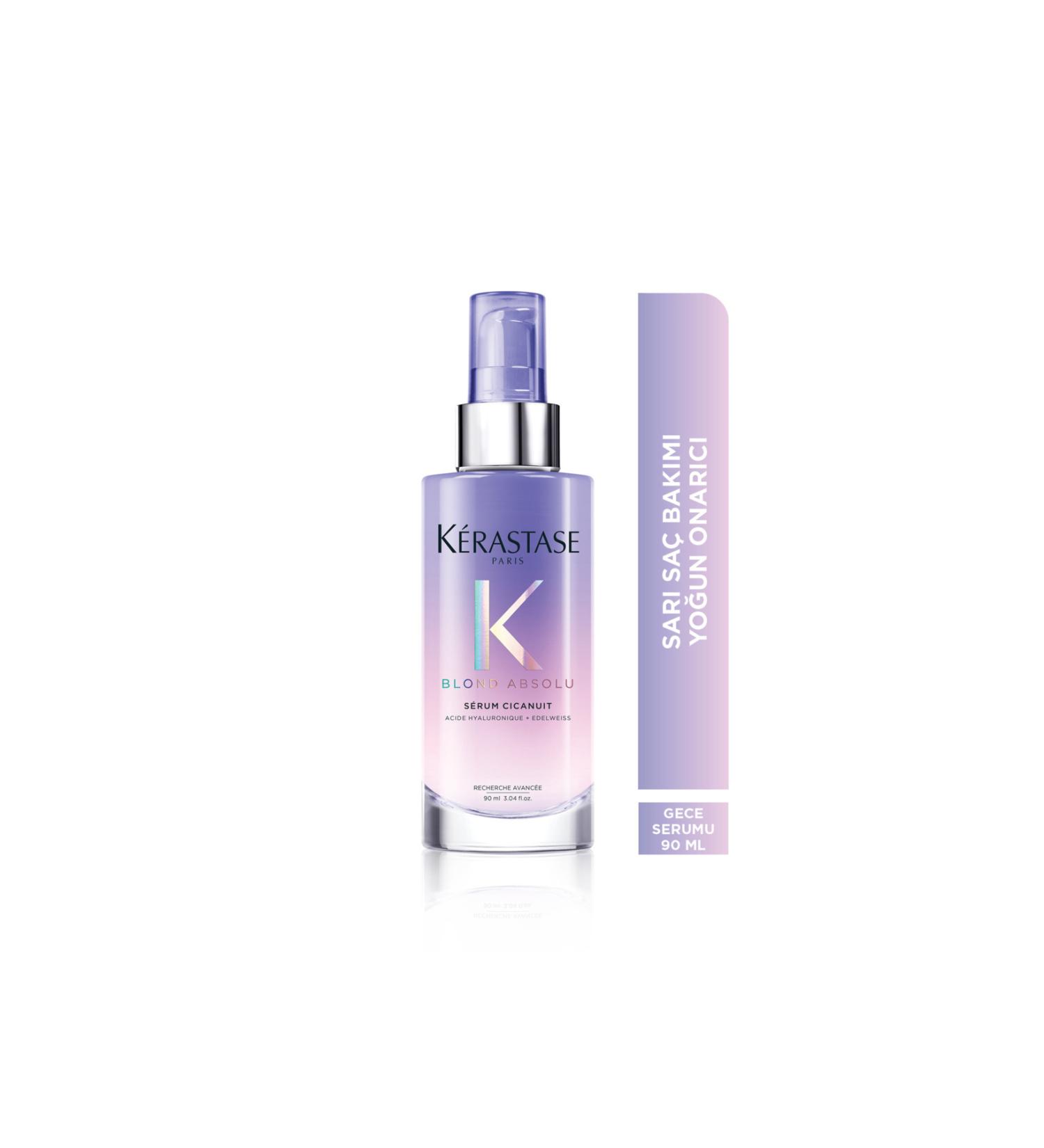 Kerastase Blond Absolu S rum Cicanuit Moisturizing Revitalizing Night Care Serum for Blonde Hair 90 ml
