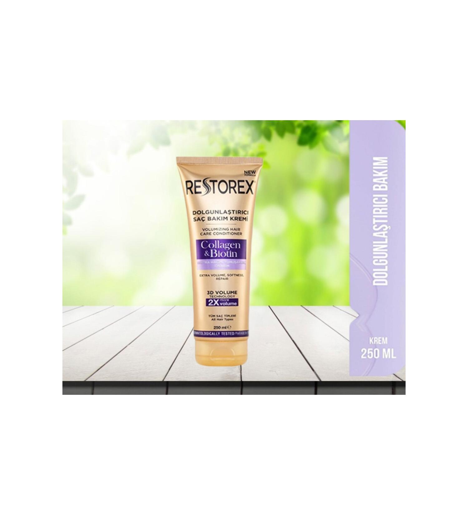 Restorex Volumizing Hair Care Cream Collagen & Biotin 250 Ml - Buy Online on GoSupps.com