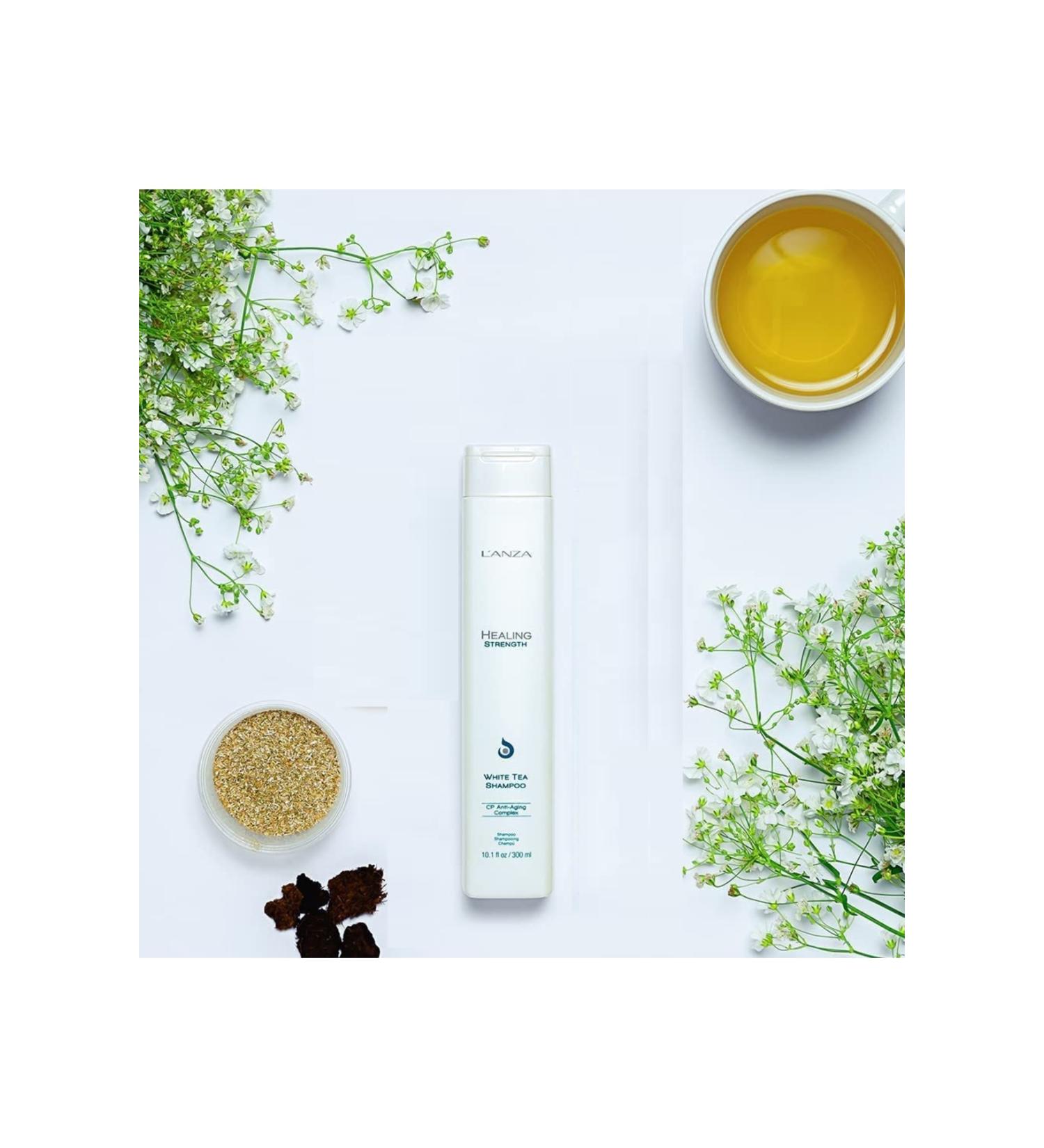 L'anza HealingStrength: Antiox WhiteTea Shampoo-All Hair Types-Keratin Rich 10.1fl BeautyS!Q447