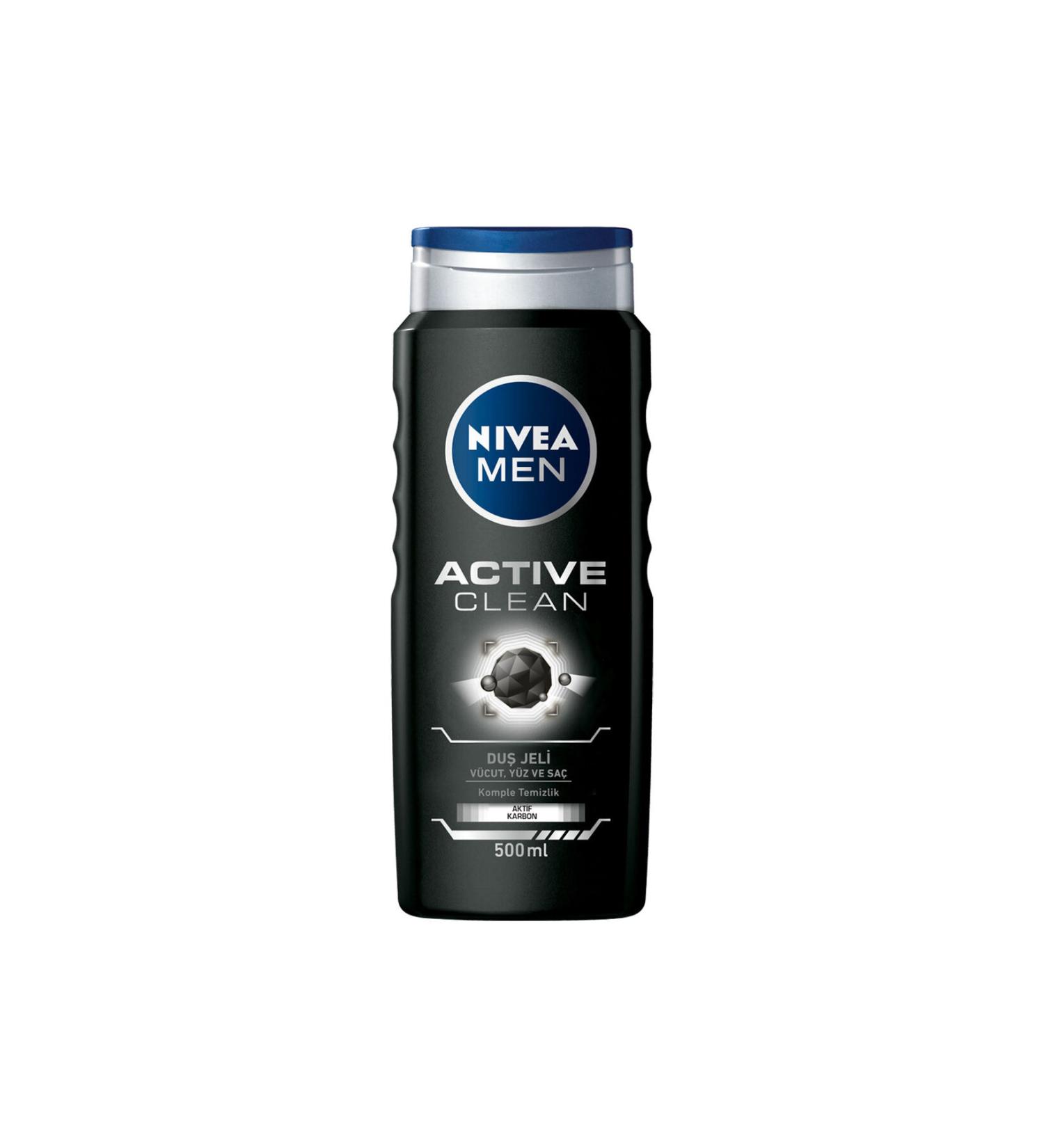 NIVEA Men Active Clean Men's Shower Gel 500 ml