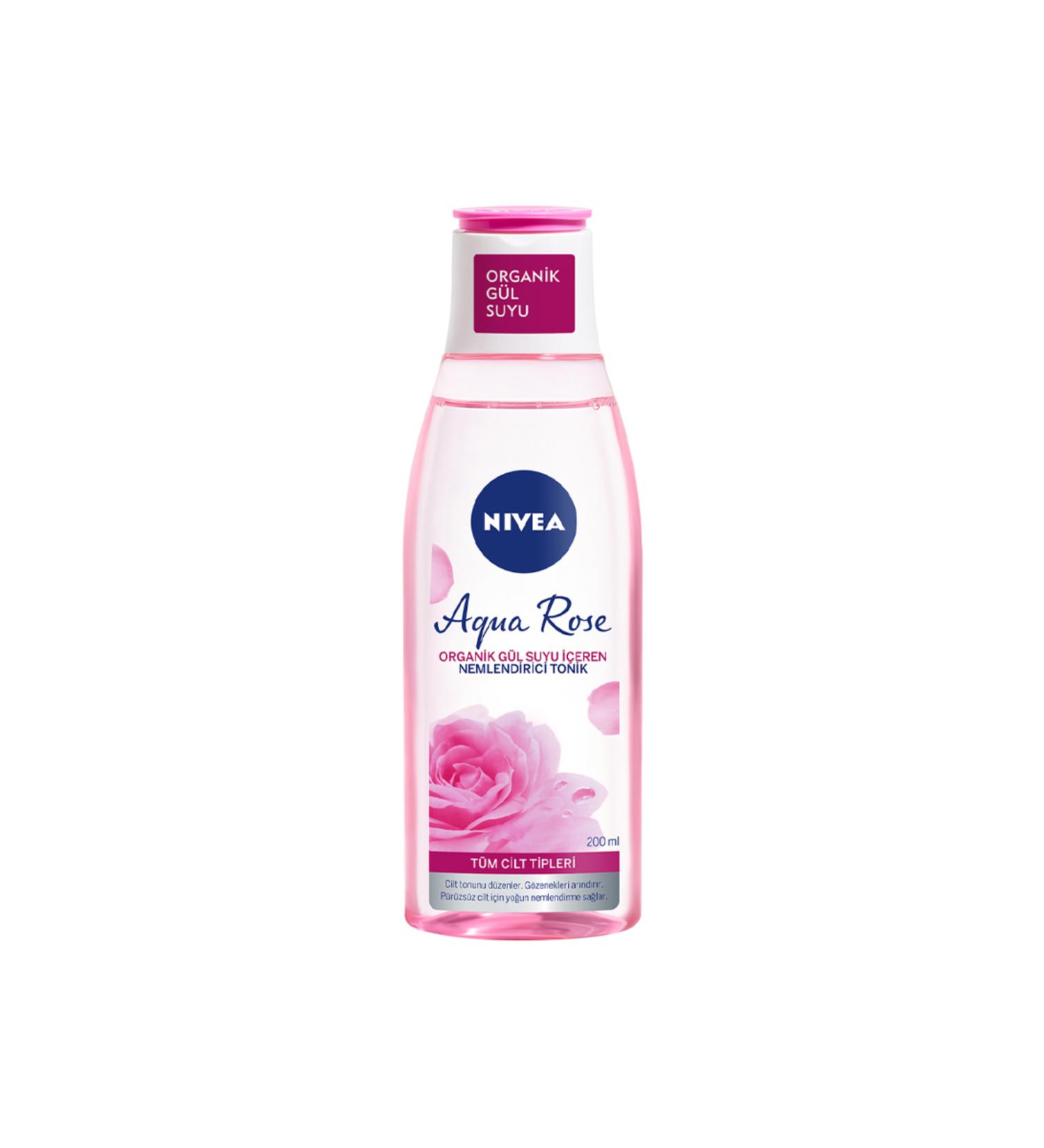 NIVEA Aqua Rose Moisturizing Toner with Organic Rose Water 200 ml