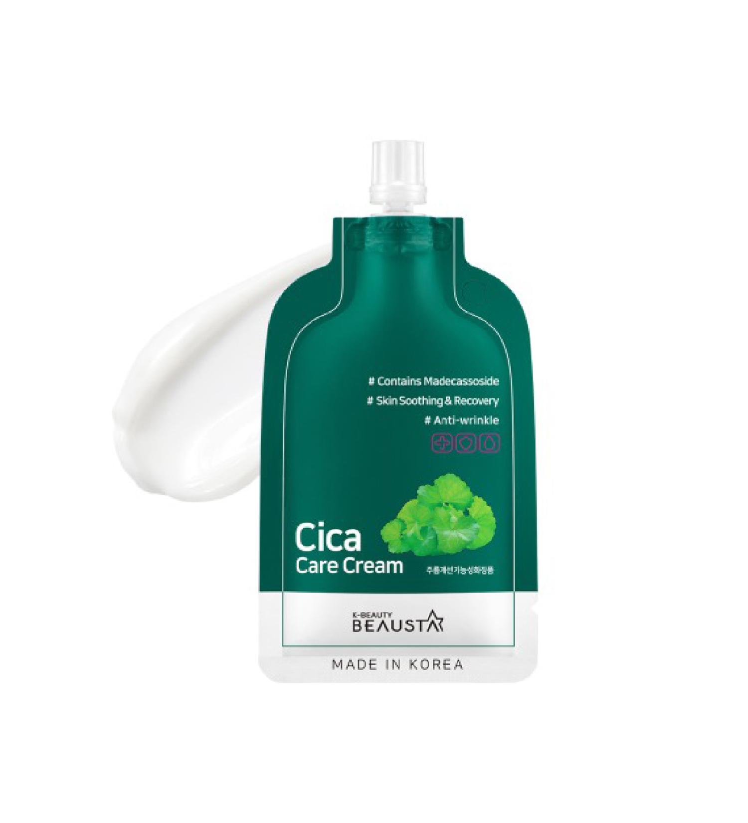 BEAUSTA Cica Care Cream Barrier Repair Supporting Anti-Acne Moisturizing Cream - Buy Online on GoSupps.com