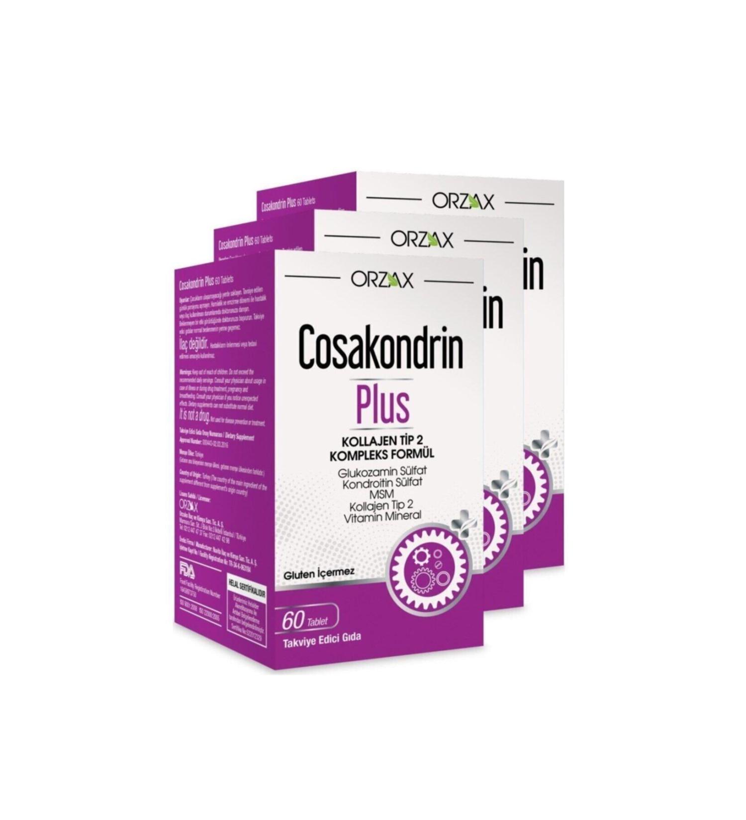 Cosakondrin Plus 60 Tablets 3 Boxes