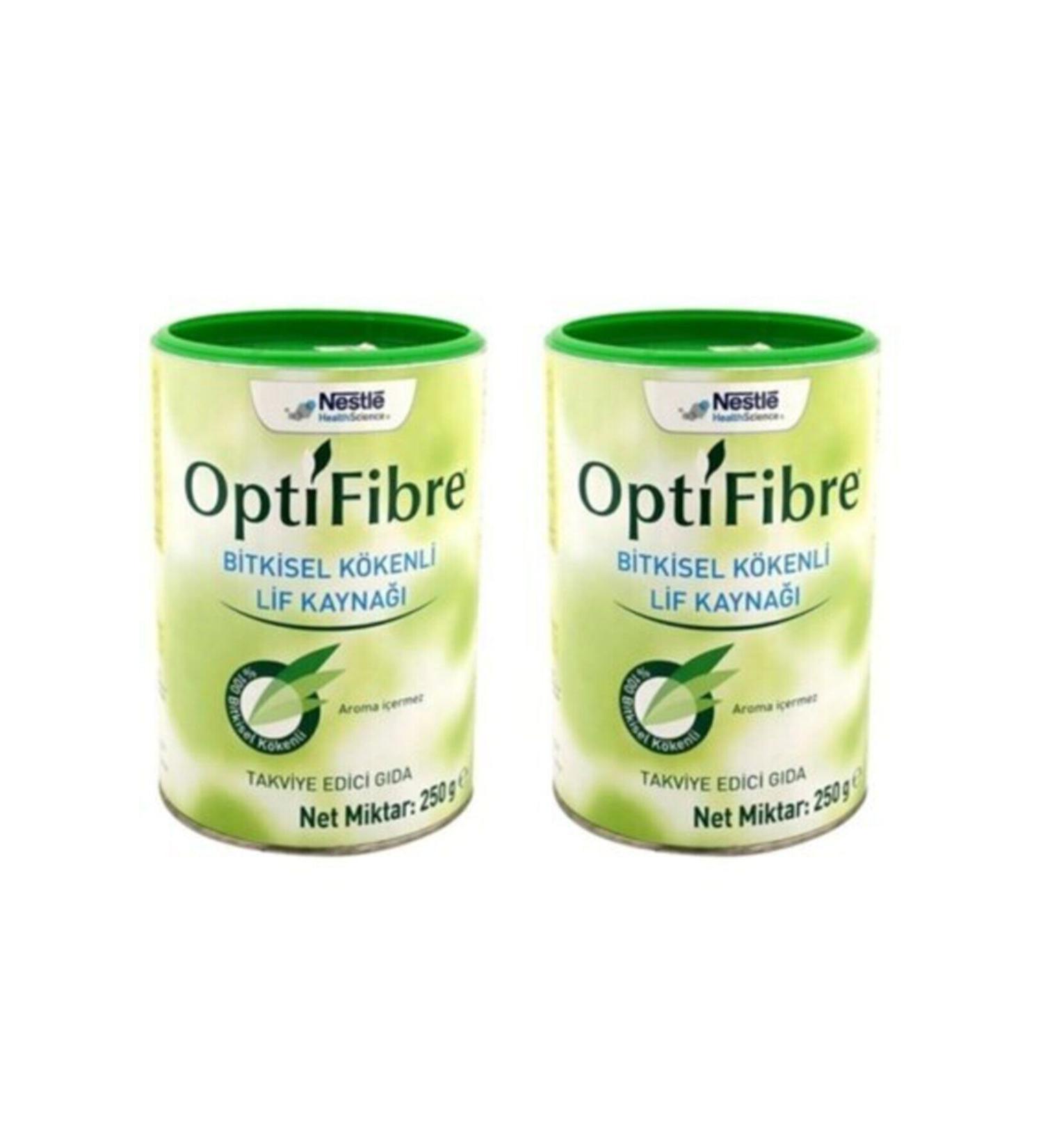 OptiFibre Plant-Based Fiber Source Supplementary Food 250 gr 2 Pieces