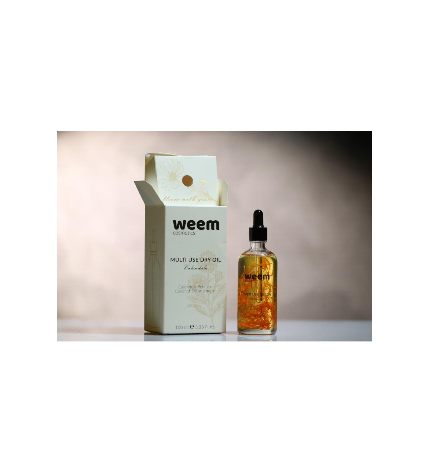 weem Moisturizing and Shining Hair Face and Body Care Oil-calendula