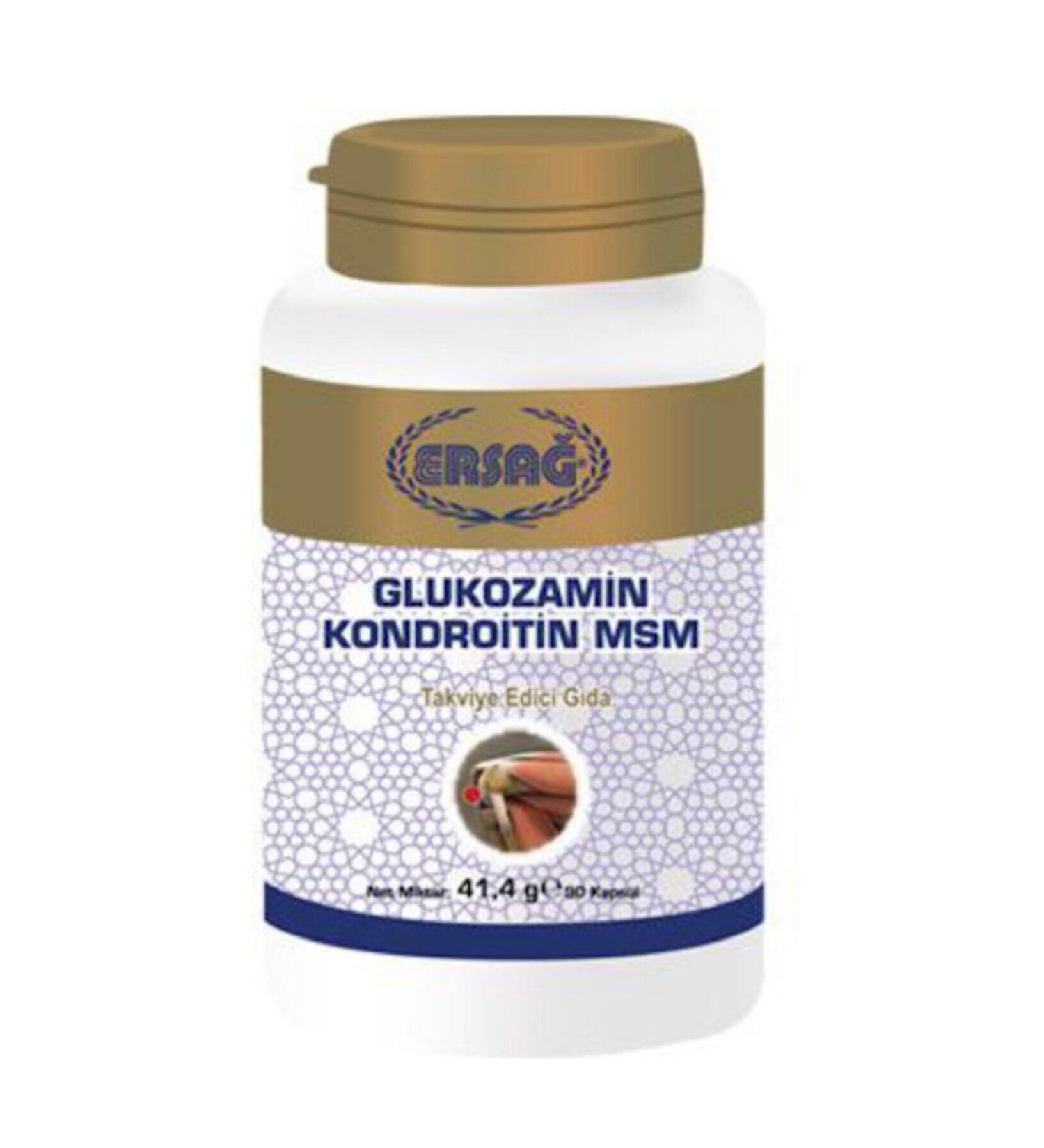 Ersa Glucosamine Chondroitin Msm Food Supplement 90 Capsules