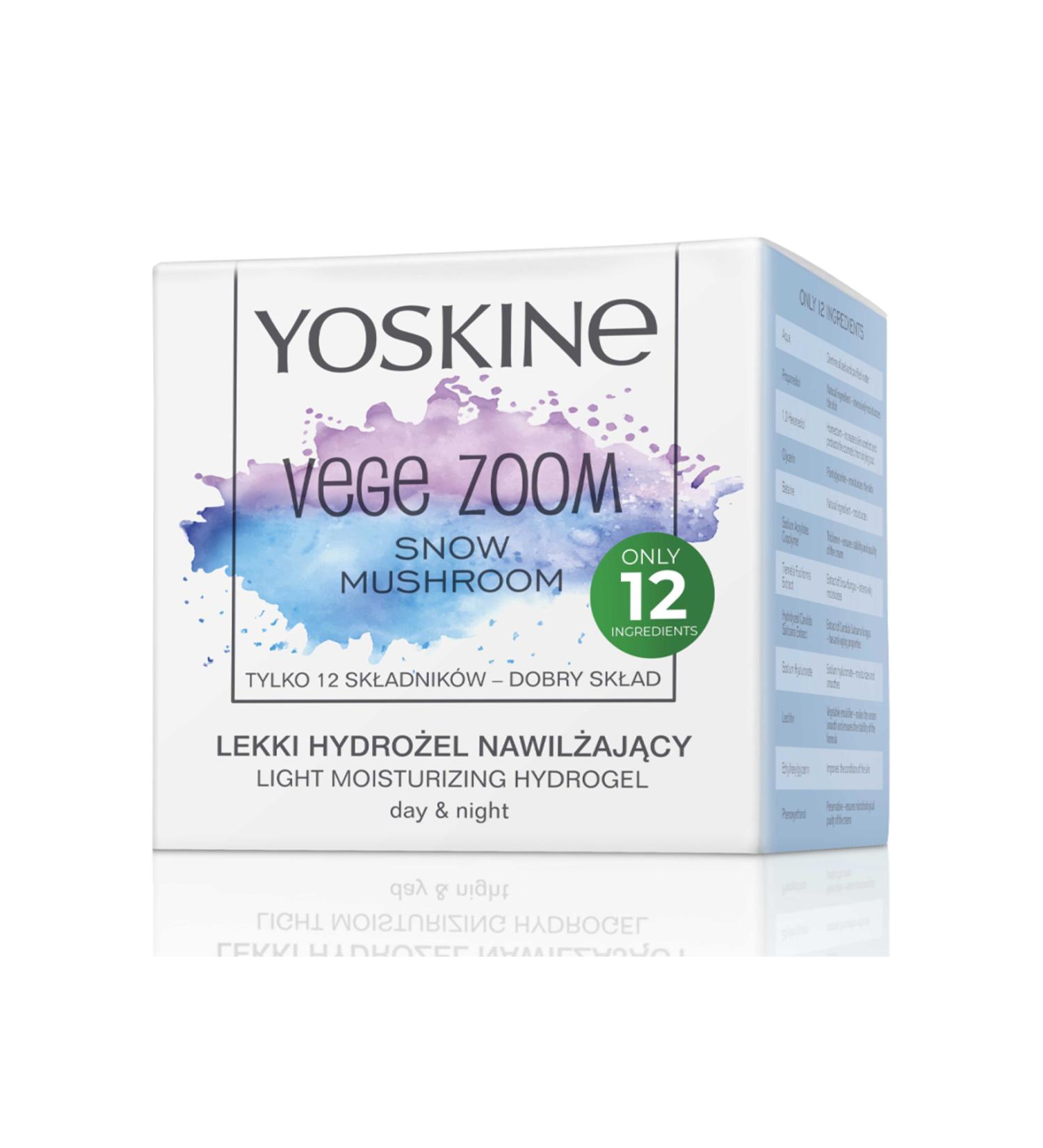 yoskine Vege Zoom Moisturizing Day & Night Hydrogel Cream 50 ml