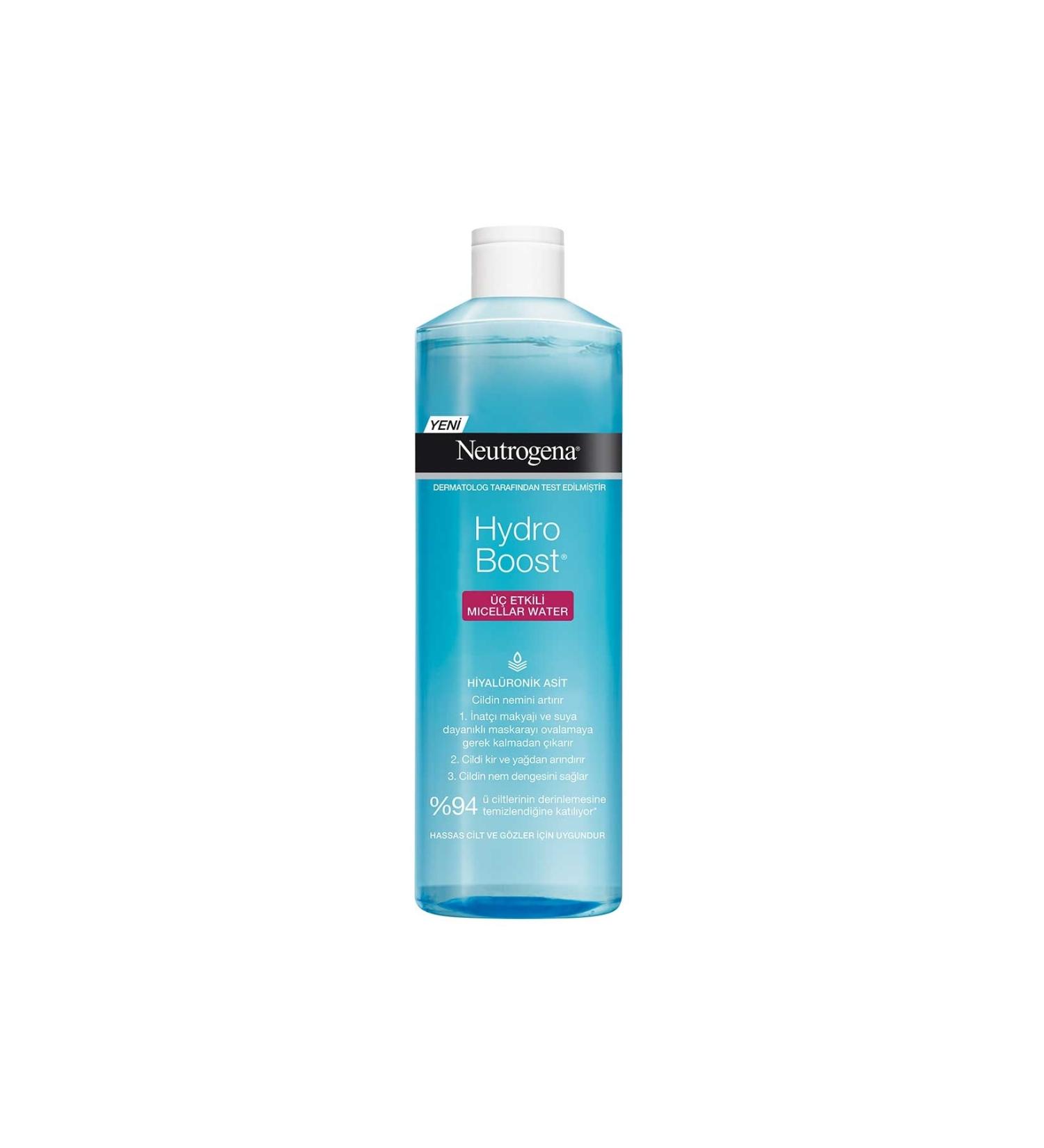 Neutrogena Hydroboost 3-Effect Micellar Make-Up Remover Water 400ml