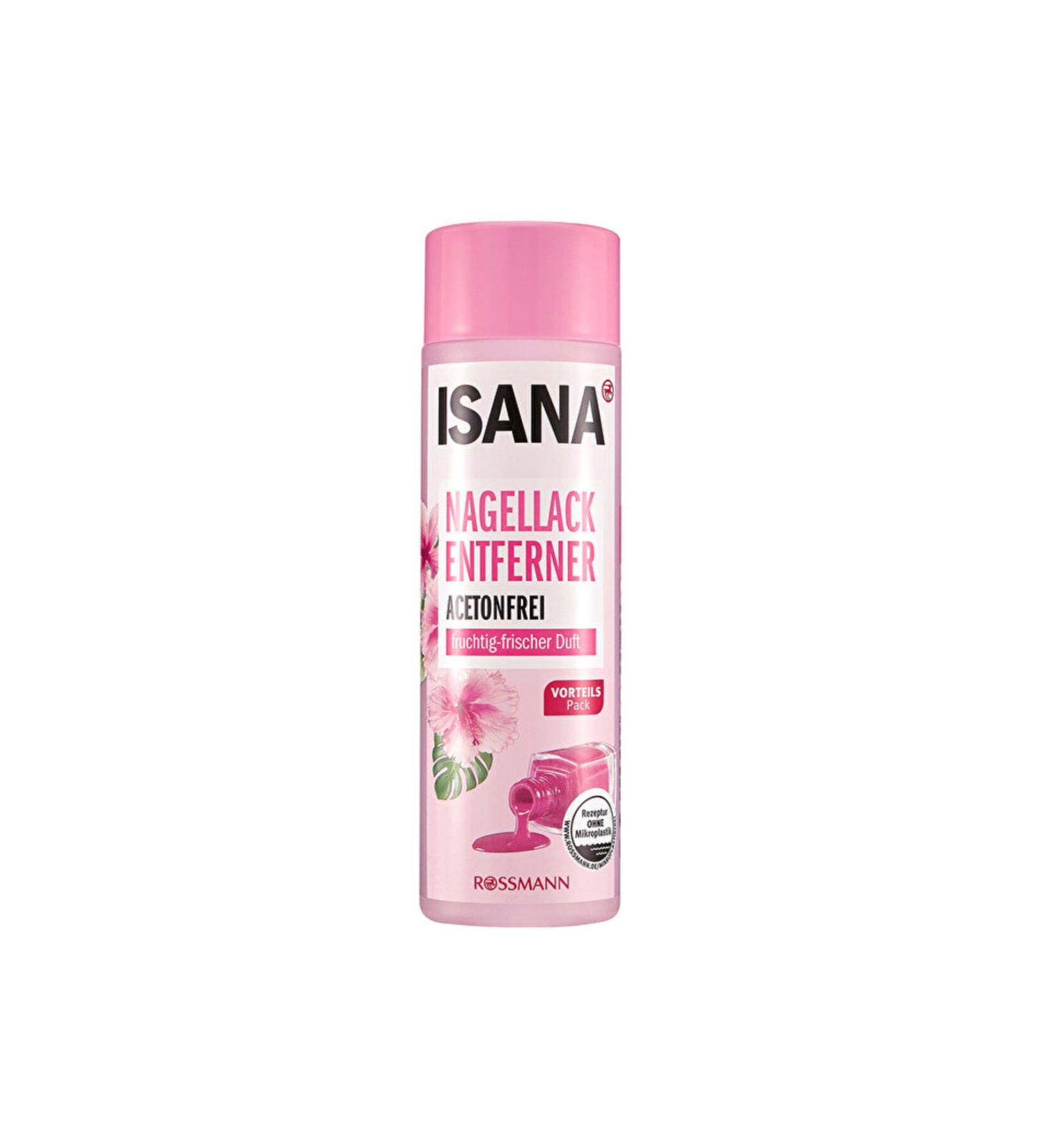 ISANA Acetone-Free Nail Polish Remover - Advantageous Size - 200 ml