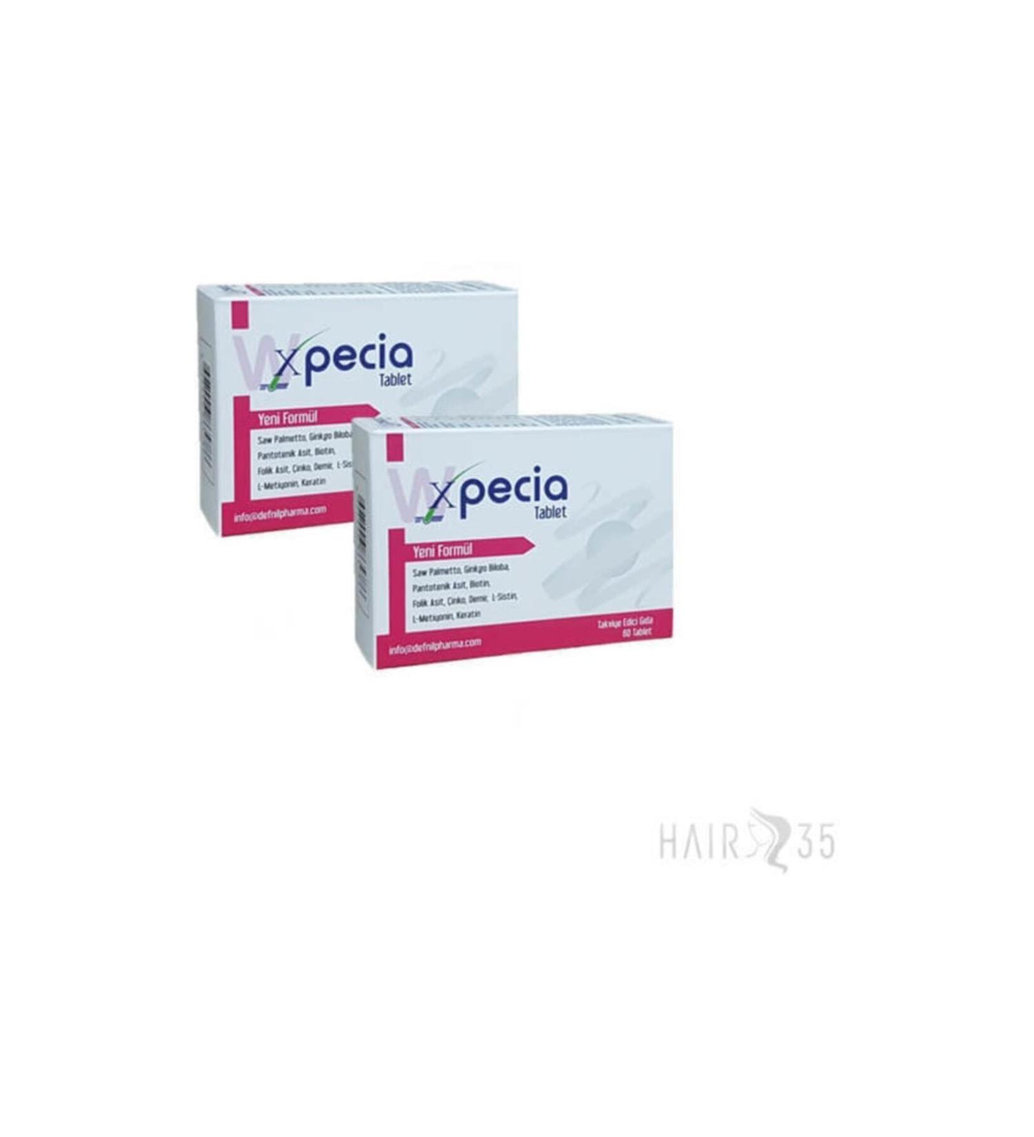 Hair Pharma Xpecia Women 60 Tablets X 2 Pieces